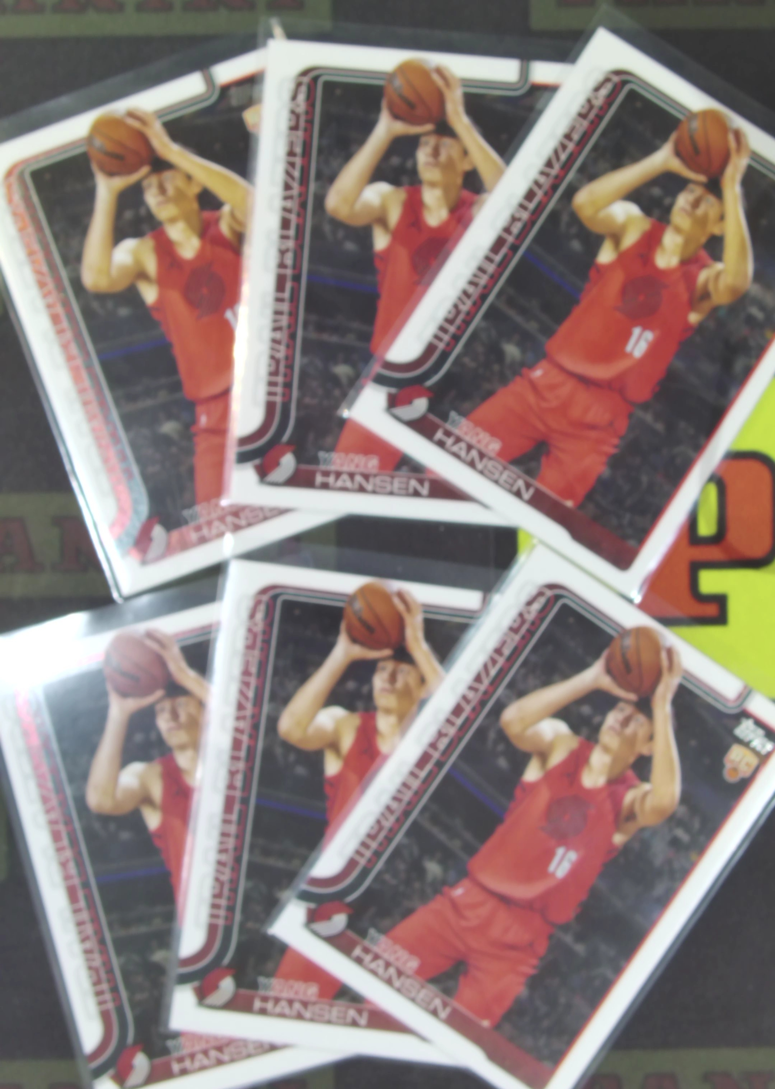 2025-26 Topps Flagship Yang Hansen RC Nirvana Project 杨瀚森 开拓者 新秀 6张lot 卡品如图 收藏必备 吴¥