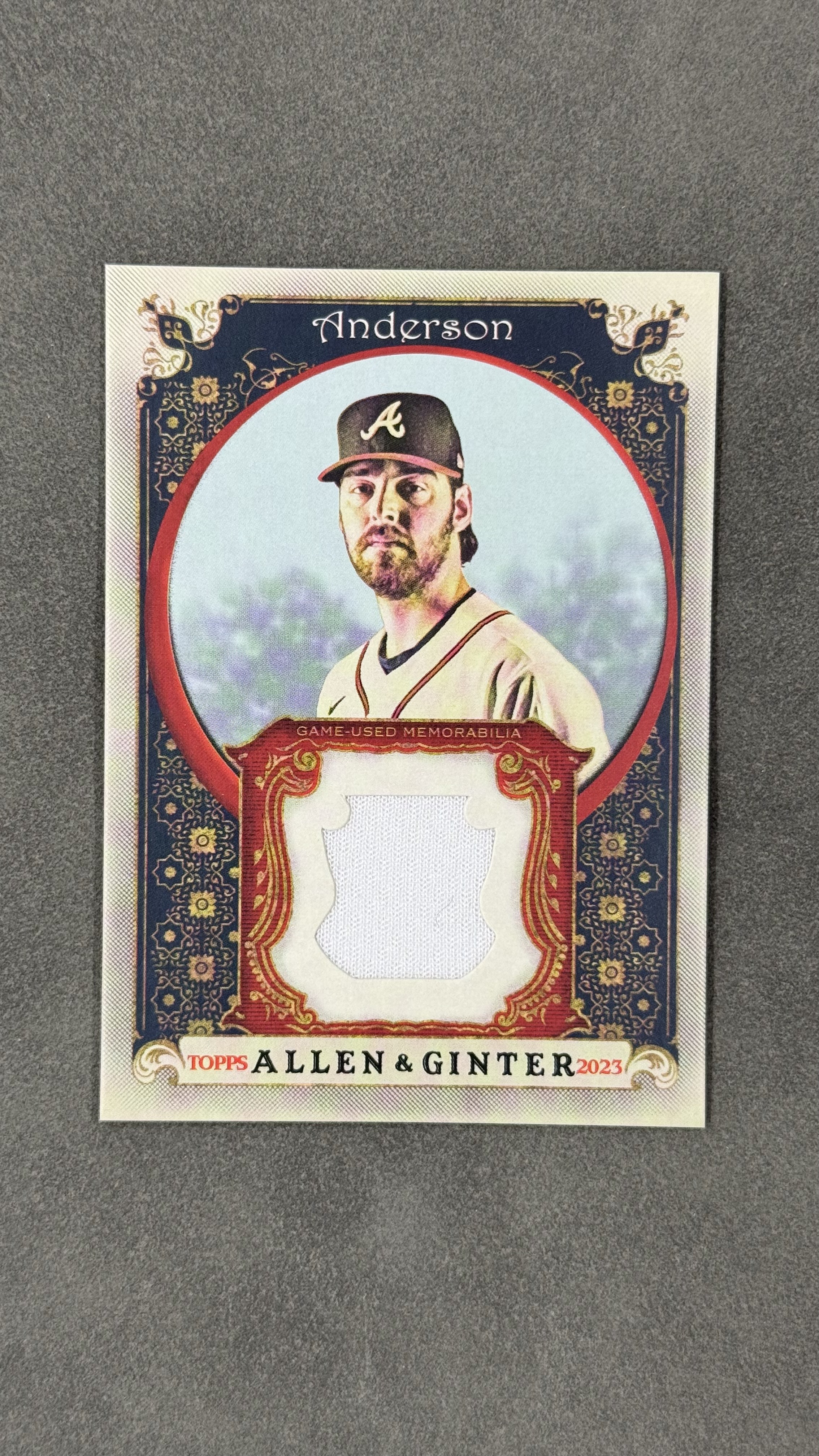 2023 Topps Allen & Ginter Ian Anderson 勇士队 伊安 安德森 小窗球衣切割 球衣物料 实卡好看 值得凑套收藏#AGRB-IH
