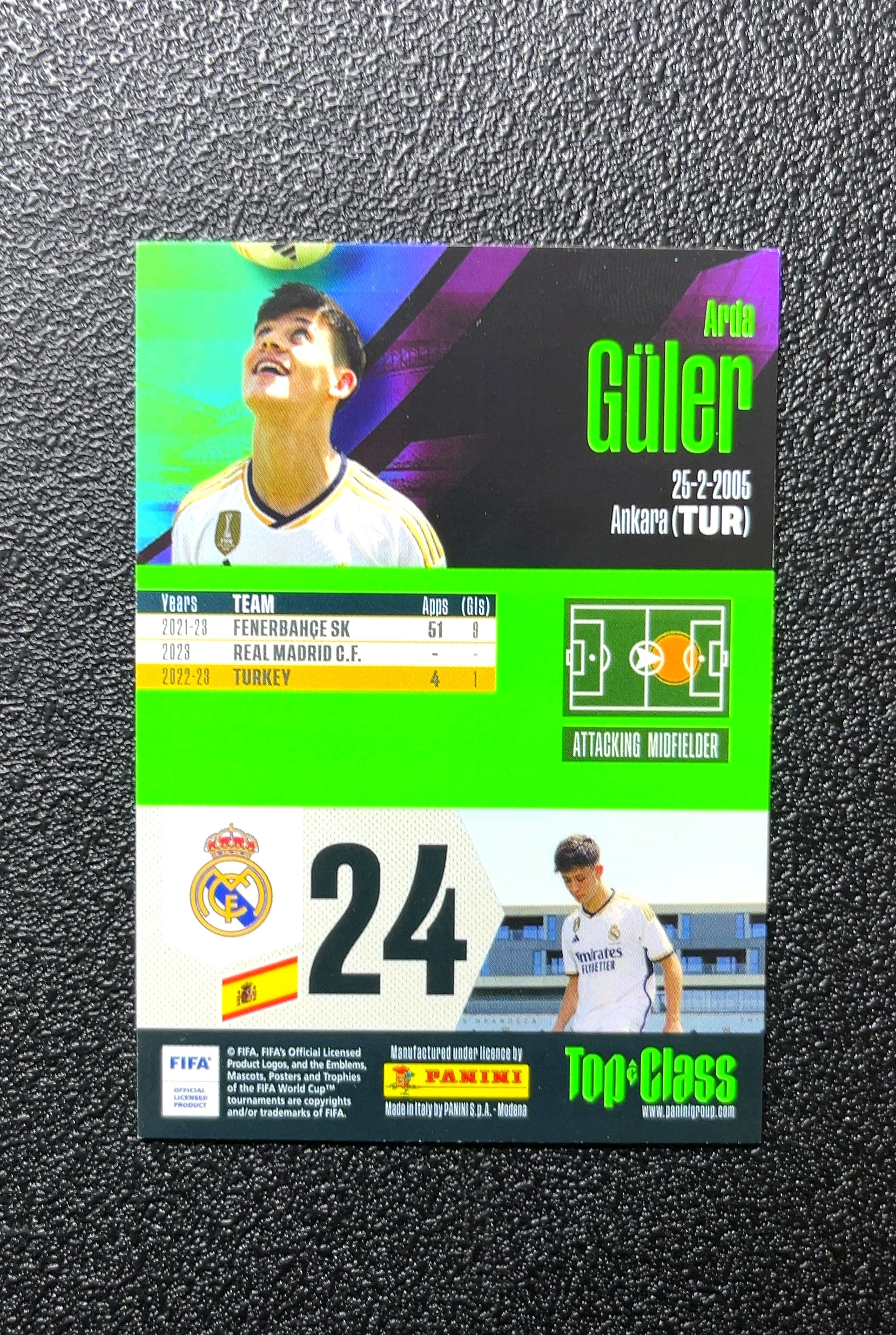 【岛屿拍卖】2022 Panini New Sensation New Sensation 新秀 Arda Güler 阿尔达·居勒 银折 折射 新秀 RC 卡品如图 高价值 0005#477
