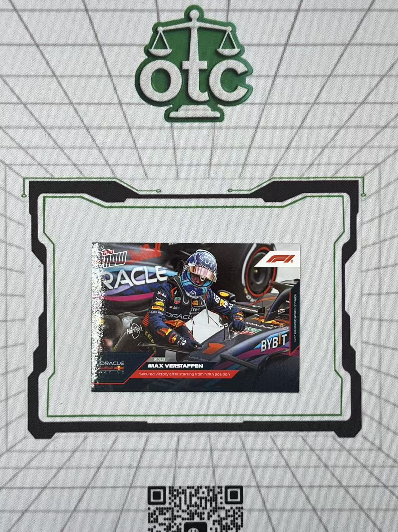 2023 Topps F1 Now Max Verstappen 【盎司收藏】维斯塔潘 时刻 红牛 第二次后发逆袭夺冠 vvww