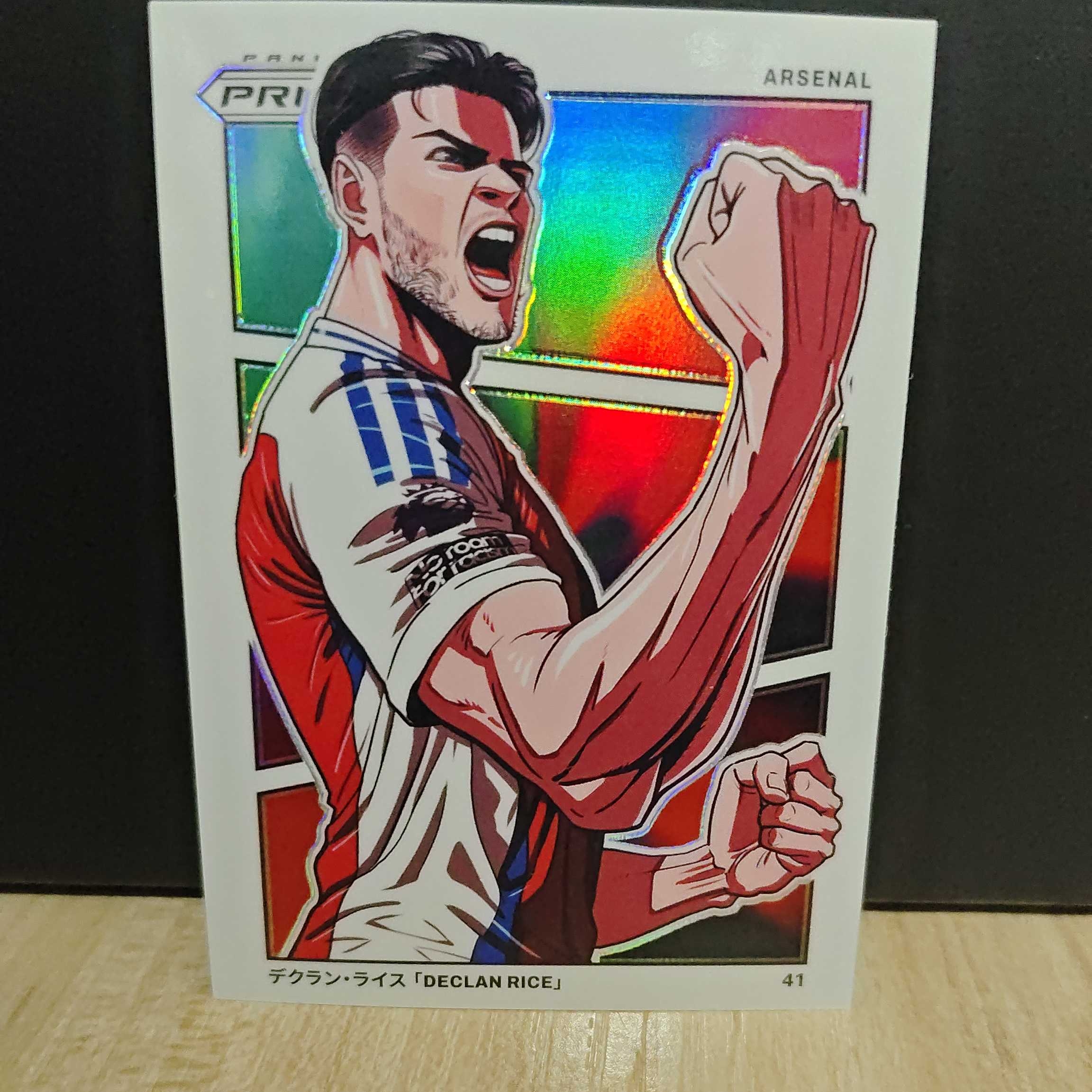 2024-25 Panini Prizm Declan Rice 英超 德克莱 莱斯 阿森纳 arsenal 英格兰 中场 漫画 manga 卡淘