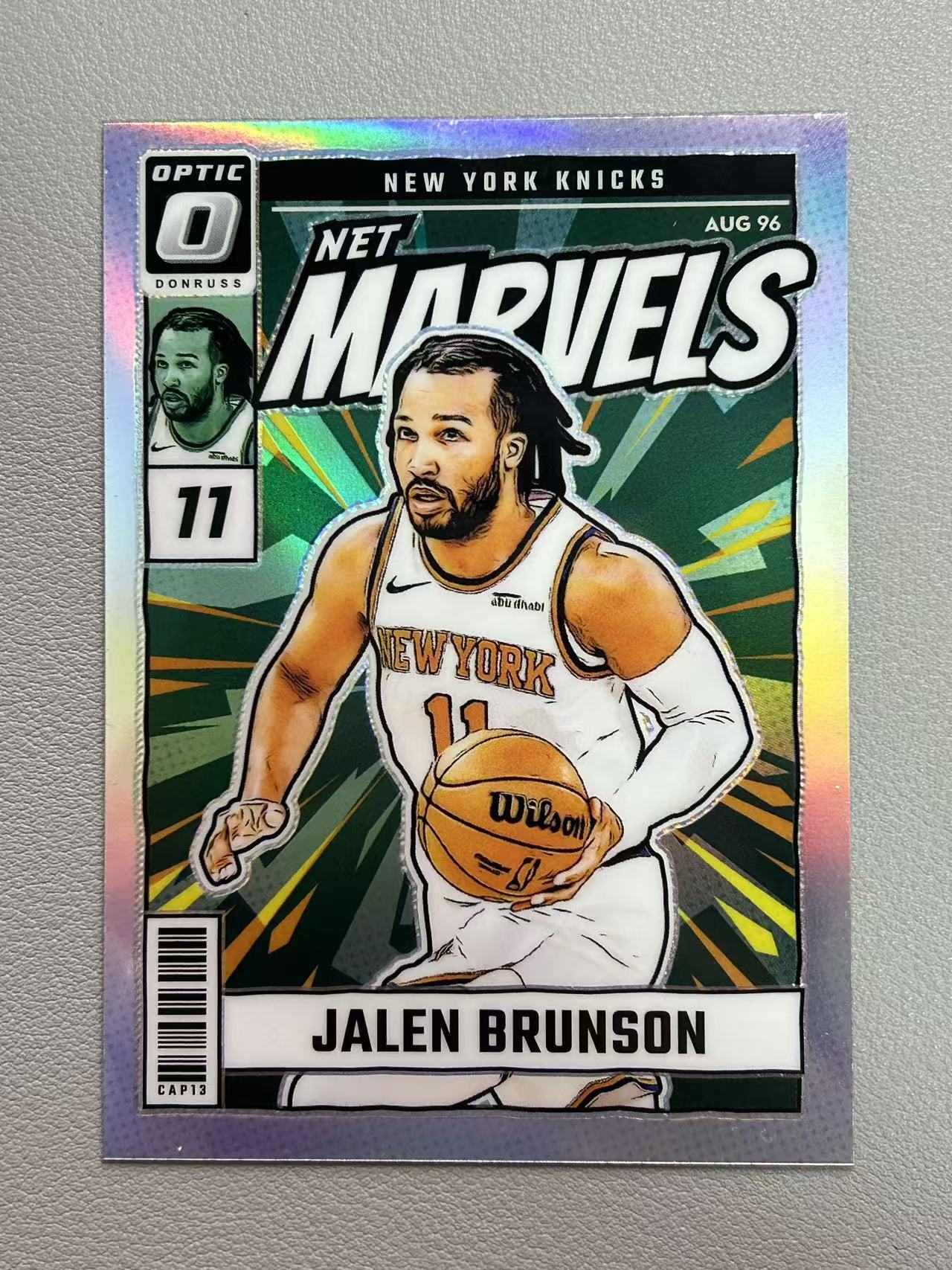 【阿泽代卖】2024-25 Panini Optic Op Jalen Brunson 尼克斯 杰伦 布伦森 漫威特卡 折射 银折 选图巨帅 卡品如图 介意勿扰