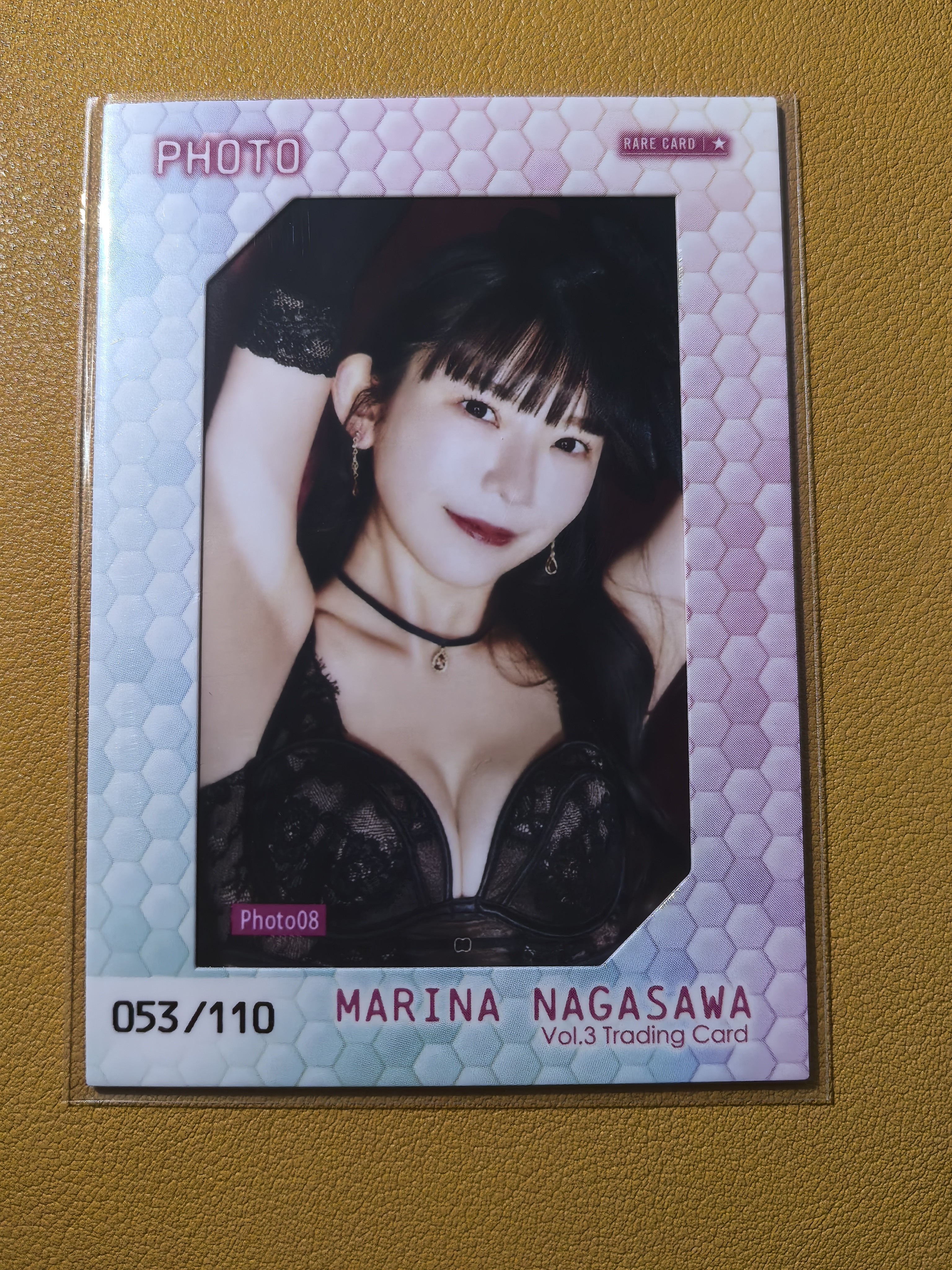 HIT'S偶像艺人【日本代购】长泽茉里奈 110编相框卡 实卡超好看绝版稀有美女车模妹卡