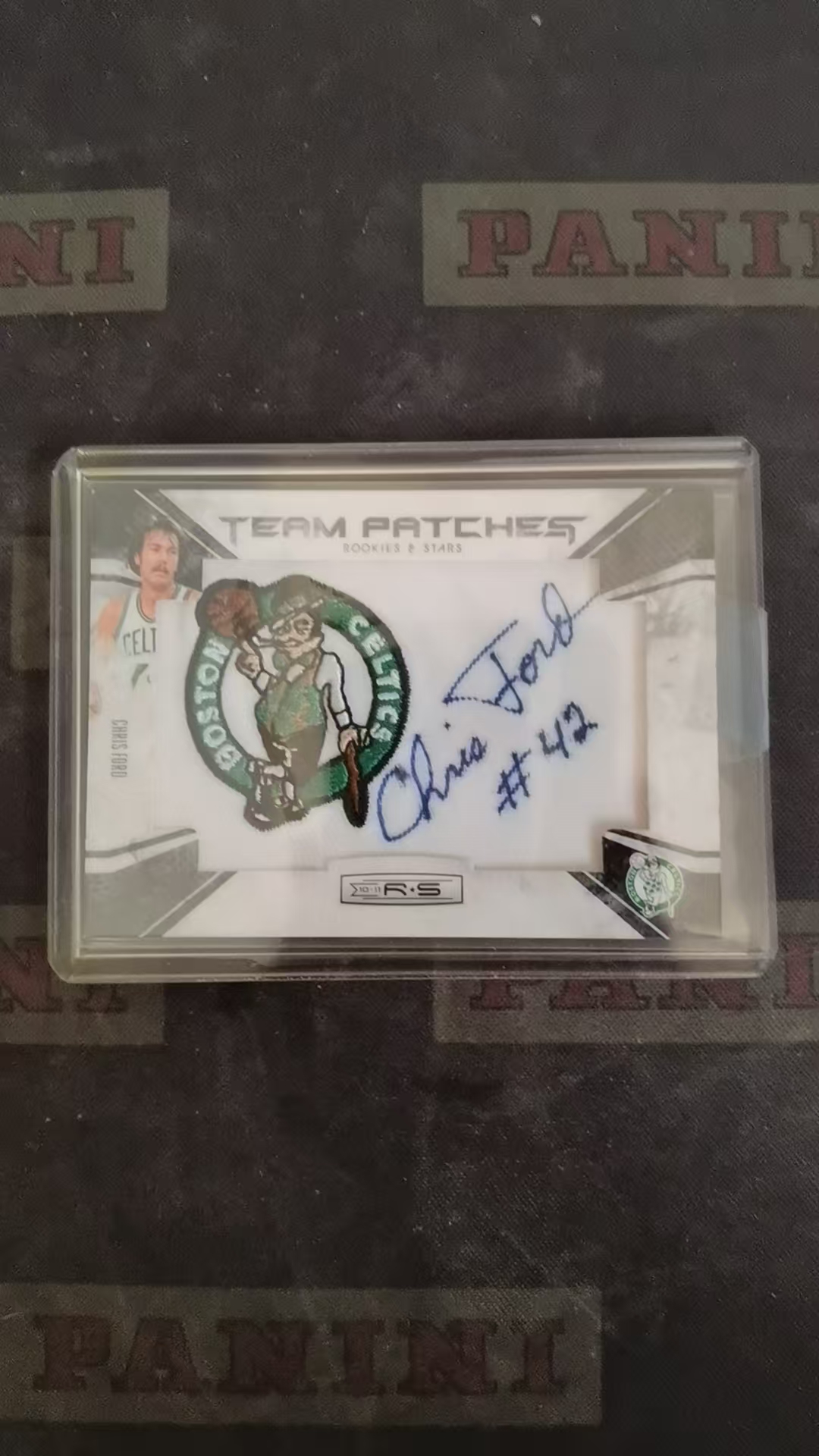 【DLDL拍卖】TEAM PATCHES CHRIS FORD 克里斯・福特 限编 94/99 亲签实物卡【卡边角表面见图】