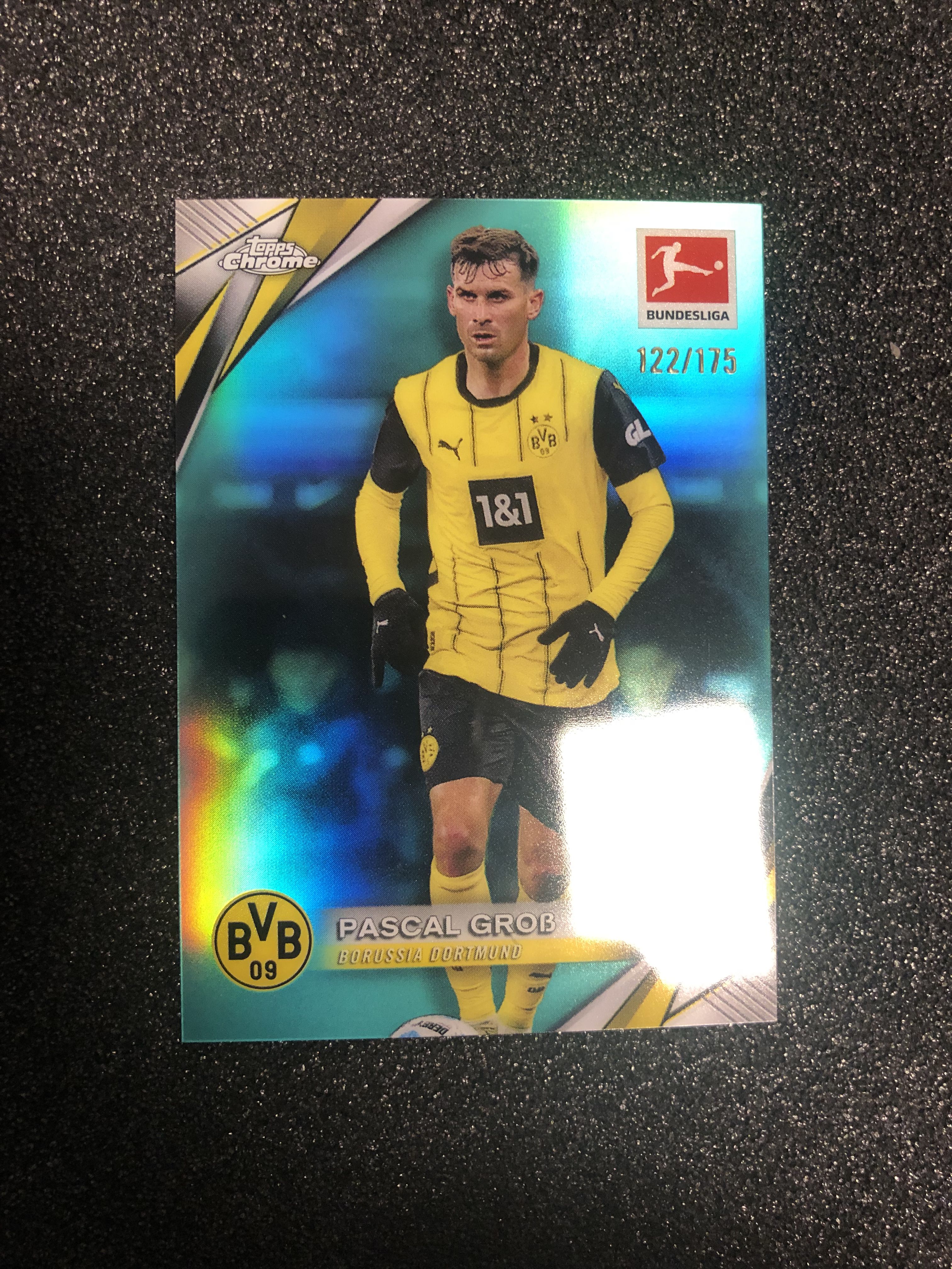2024-25 Topps Chrome Pascal Gross 德甲tc 格罗斯 德国 多特蒙德 175编 青折 122/175 卡品如图 凑套收藏必备