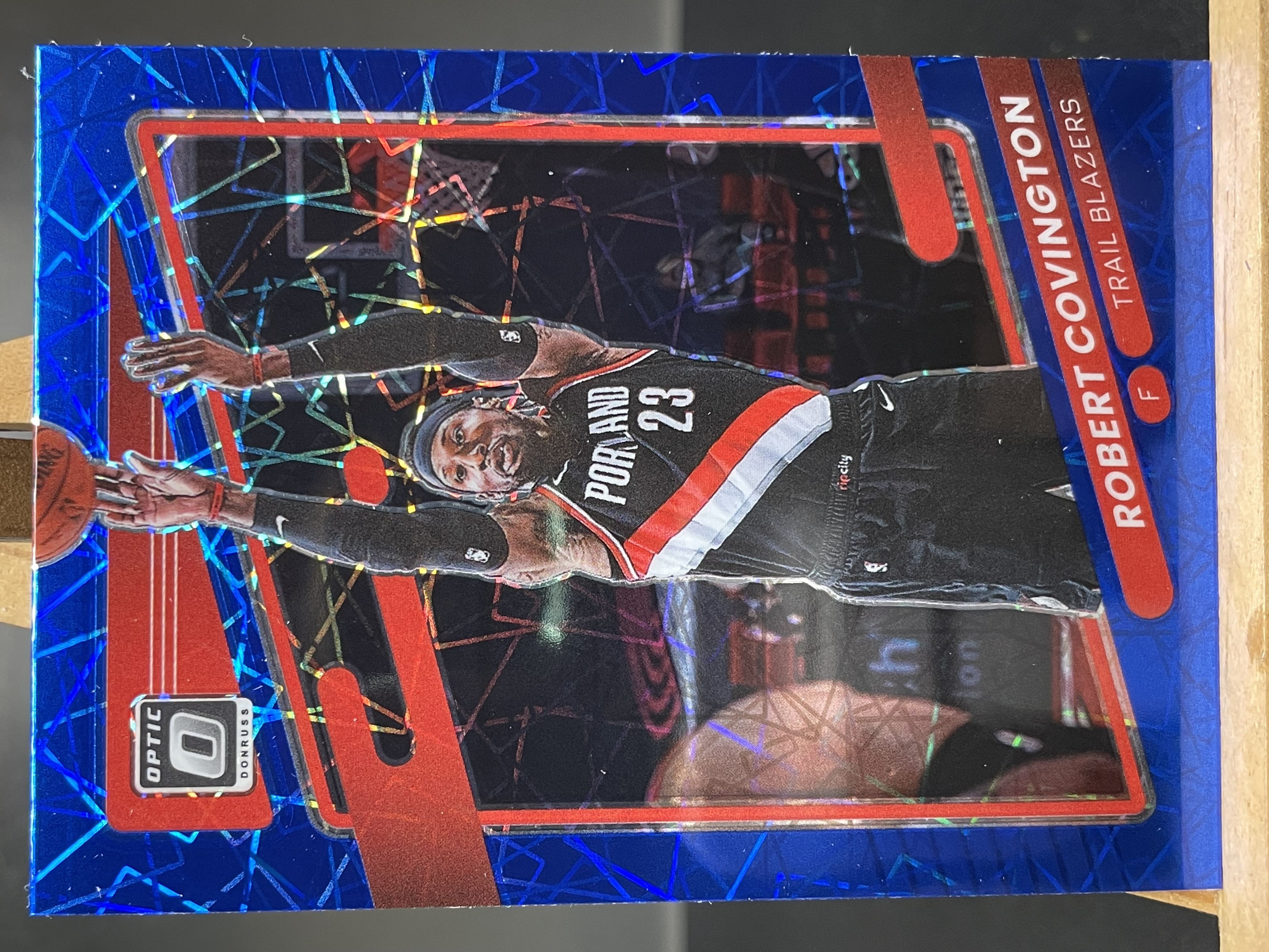 (B5) 2021-22 PANINI OPTIC 折射 罗伯特 科温顿 开拓者 近期大热球星 收藏凑套必备 卡品如图 !!!