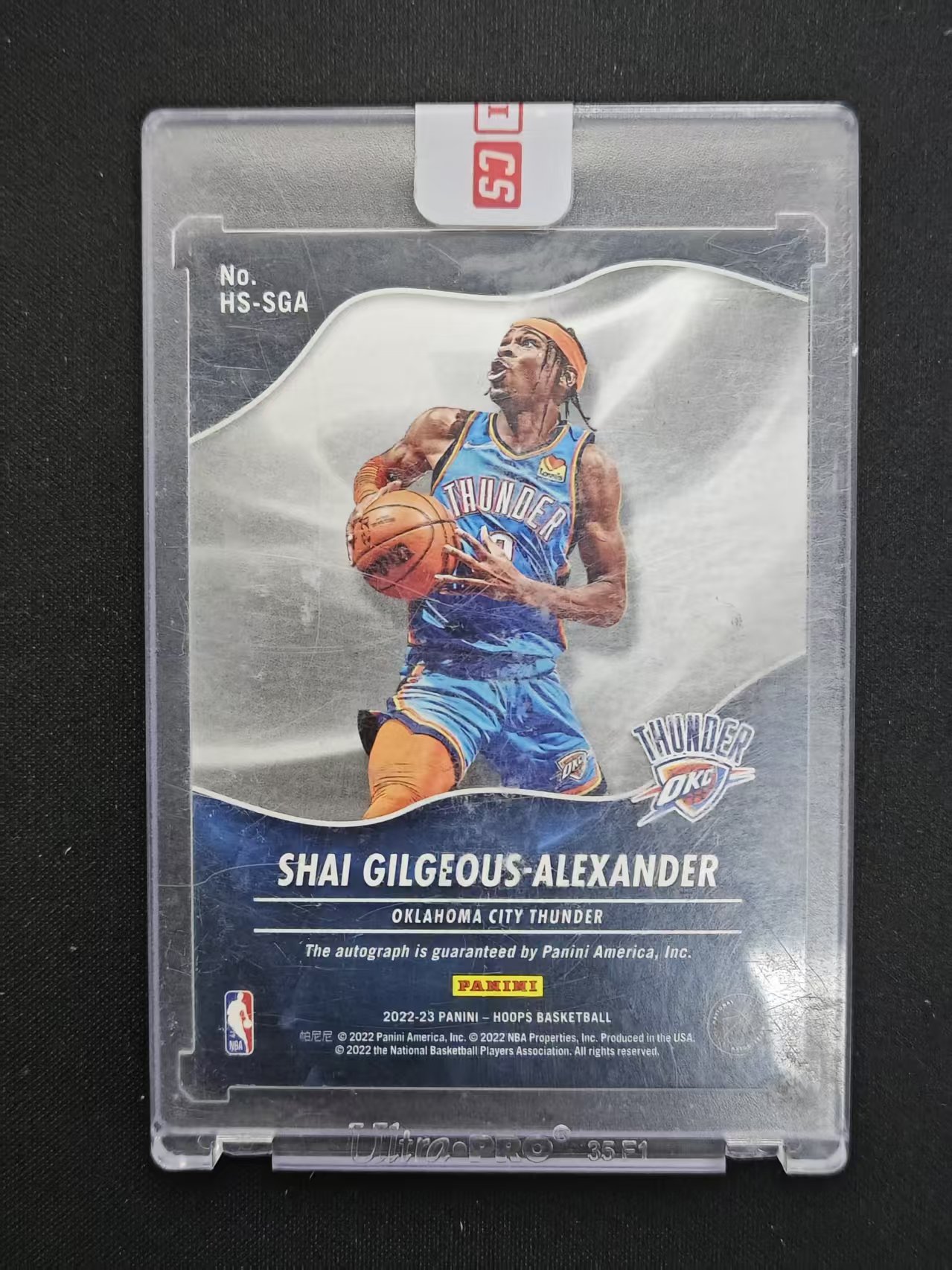 2022-23 Panini Hoops Shai Gilgeous-Alexander 【肥猫代卖】雷霆 亚历山大SGA 卡签 签字 HOT签 原封砖 /张