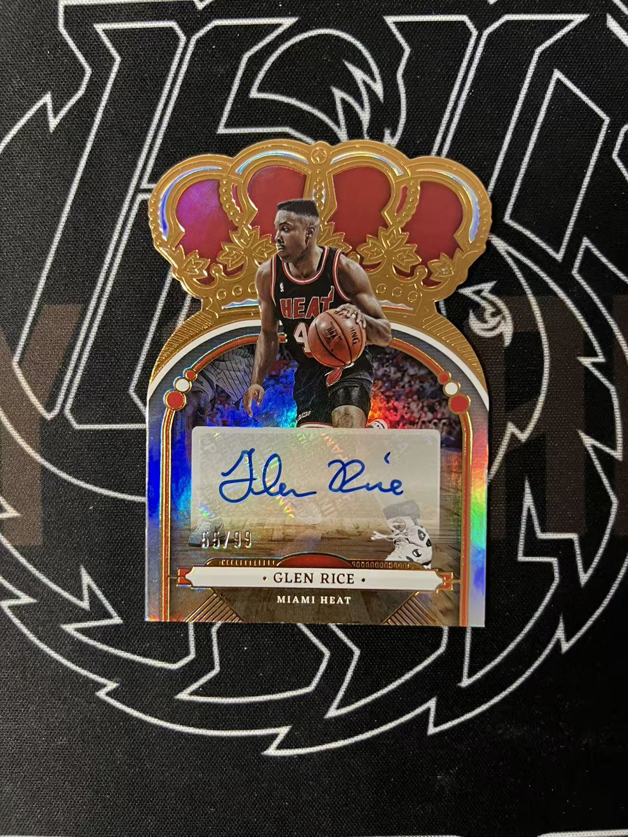 2022-23 Panini Crown Royale Glen Rice 【UTF球星卡】fr4 格伦 莱斯 赖斯 皇冠 异形 签字 99编 热火名宿 通行卡品