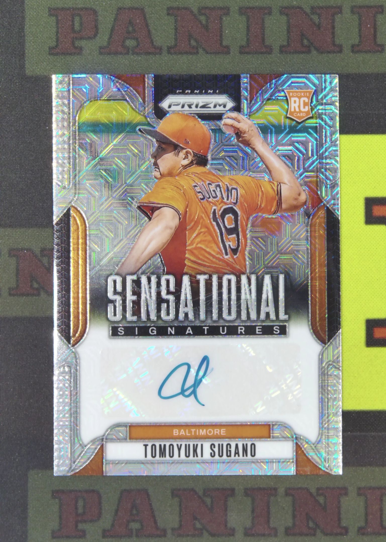 2025 Panini Prizm Tomoyuki Sugano RC Nirvana Project 菅野智之 巴尔的摩金莺 新秀 12/25 签字 Mojo折 PZ 卡品如图 收藏必备 吴¥