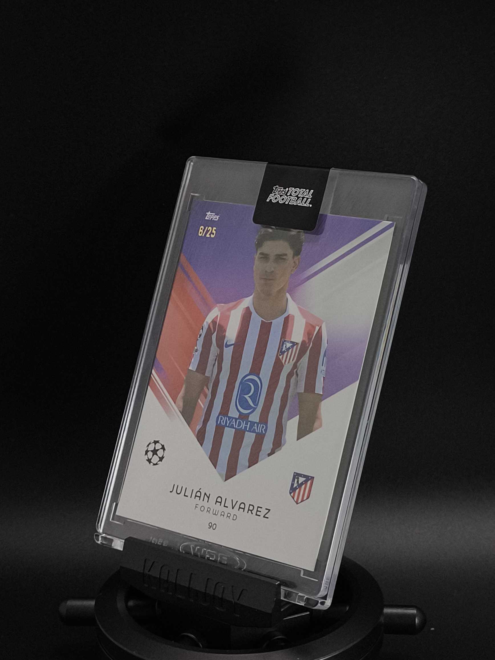 2025-26 Topps Total Football Julián Álvarez 胡利安·阿尔瓦雷斯 小蜘蛛 阿尔瓦雷斯 马德里竞技 马竞 阿根廷 6/25编 TTF 原封砖