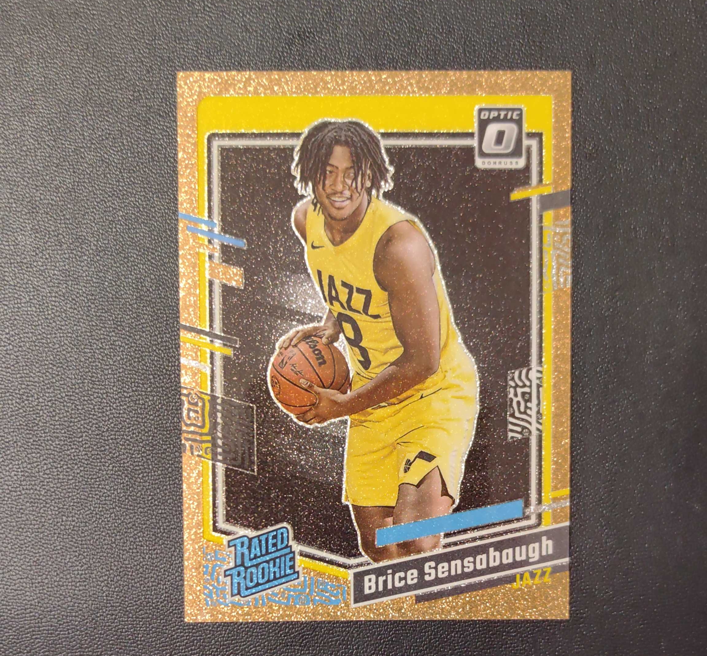 2023-24 帕尼尼 Donruss Optic Brice Sensabaugh RC 杜蕾斯op 新秀 折射 铜闪折 铜点点折 99编 爵士 布莱斯 森萨博