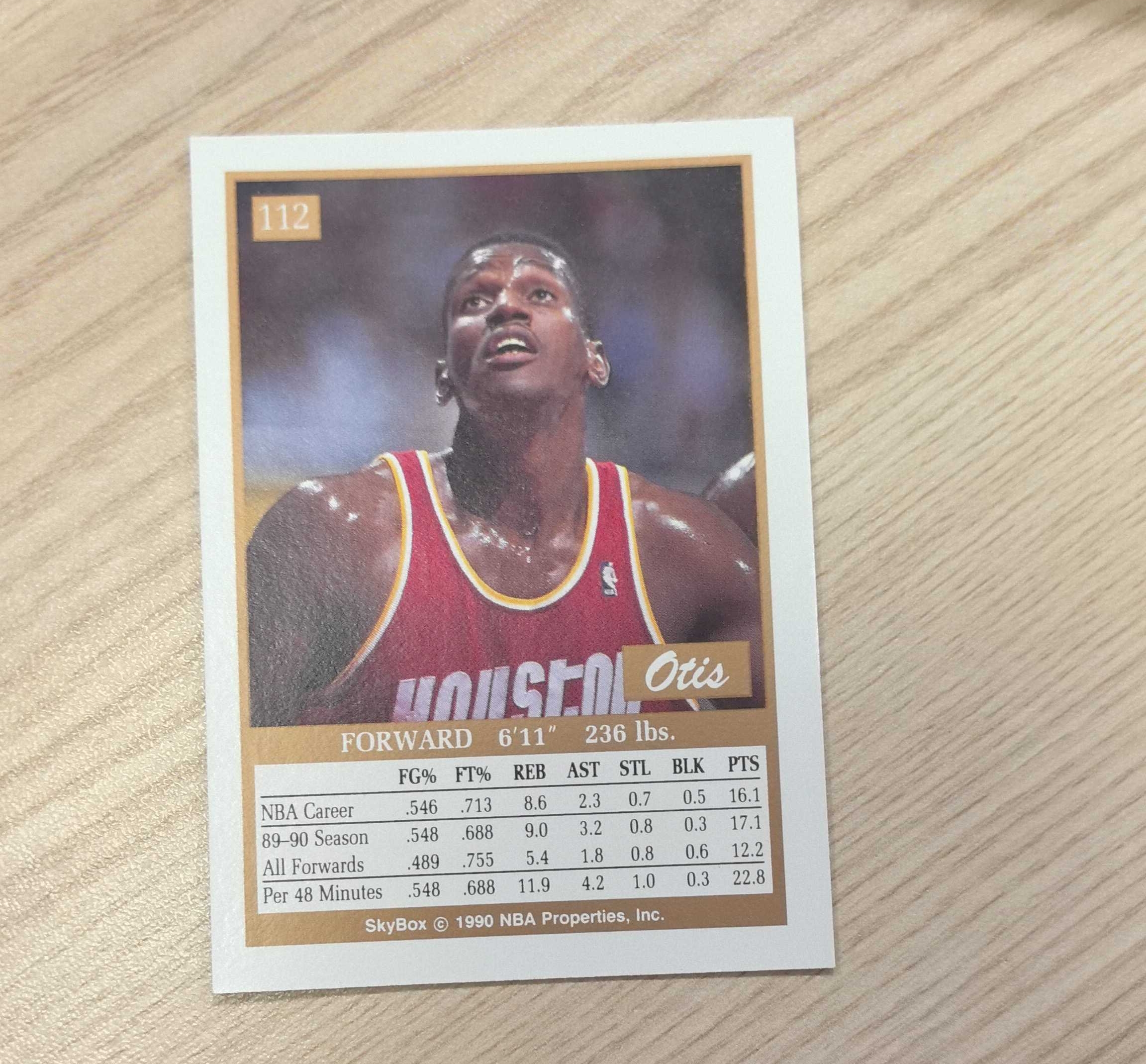 1990-91 SkyBox Base Otis Thorpe 奥蒂斯·索普 全明星 大梦的助手 随火箭夺总冠军 先后效力于国王、火箭、开拓者、活塞、灰熊、奇才和黄蜂 硬通货 极具收藏价值