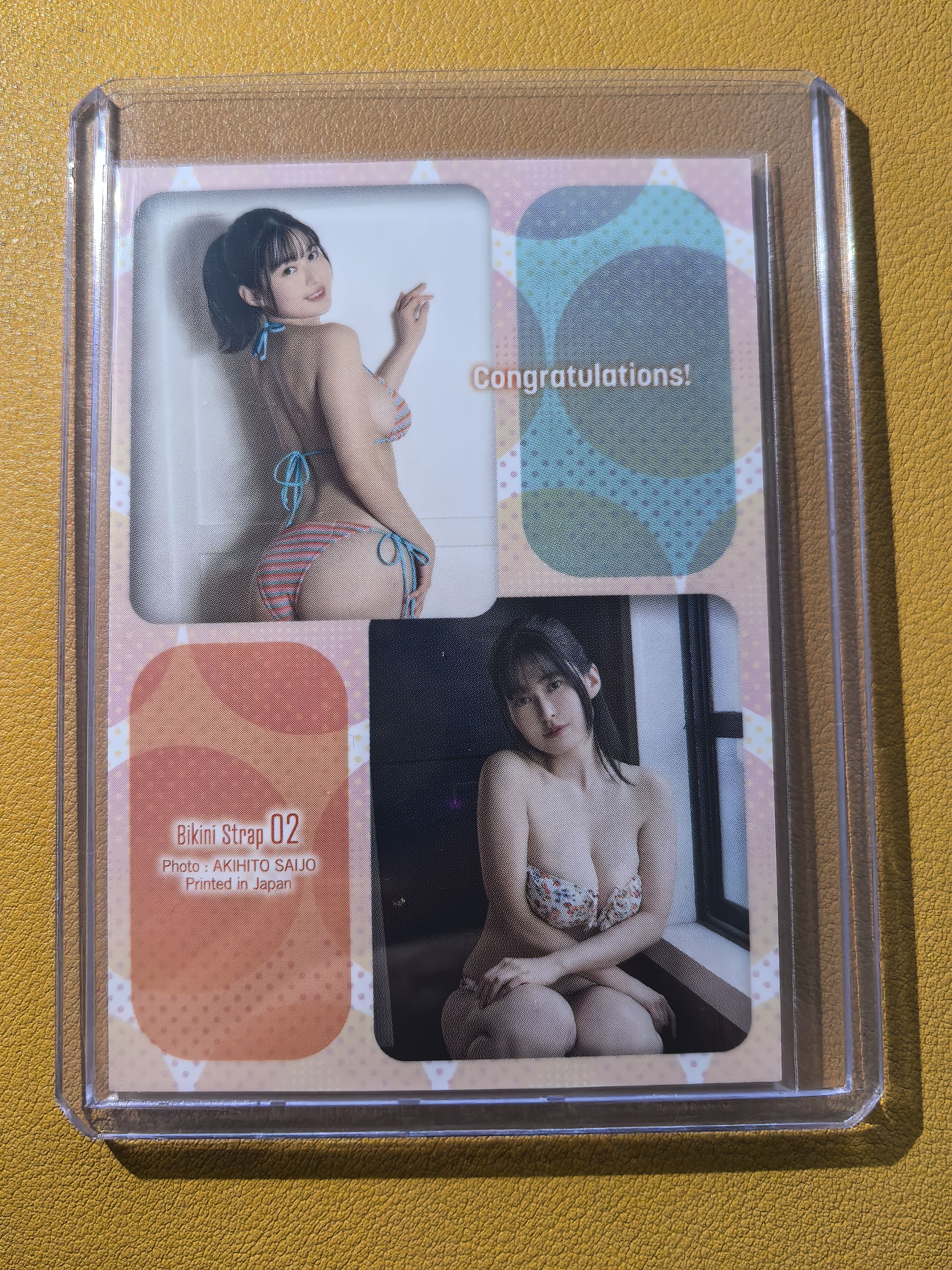 HIT'S偶像艺人【日本代购】未梨一花 72编物料卡 实卡超好看绝版稀有美女车模妹卡