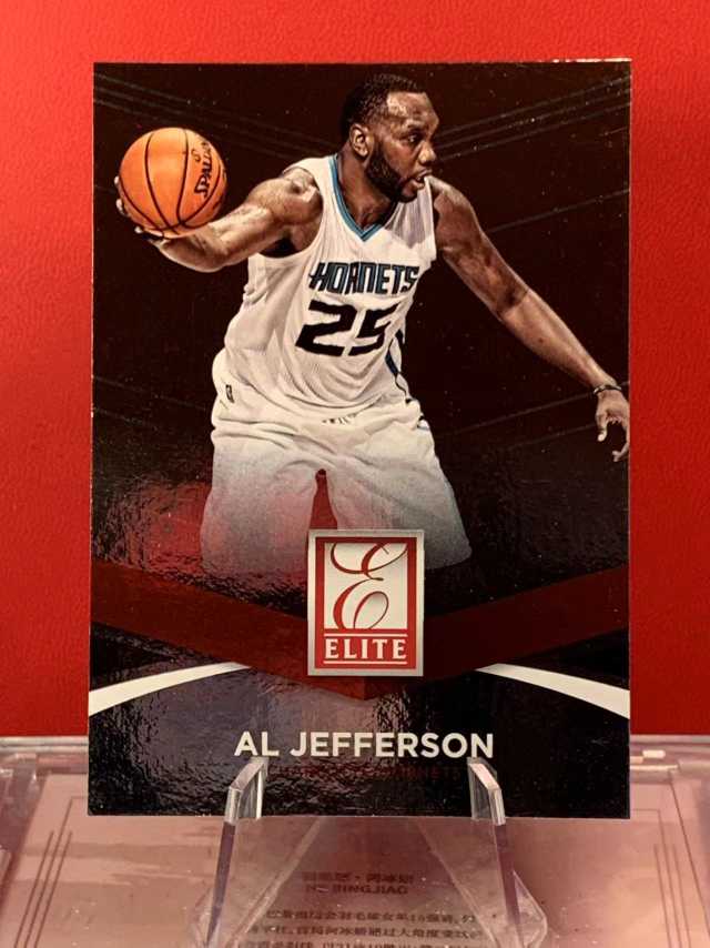 （老末代拍)D012 2014-15 Panini Donruss Elite Al Jefferson 艾尔 杰弗森 黄蜂  杜蕾斯精英系列 红平行 base 顺丰寄付 免费代拍 不保卡品