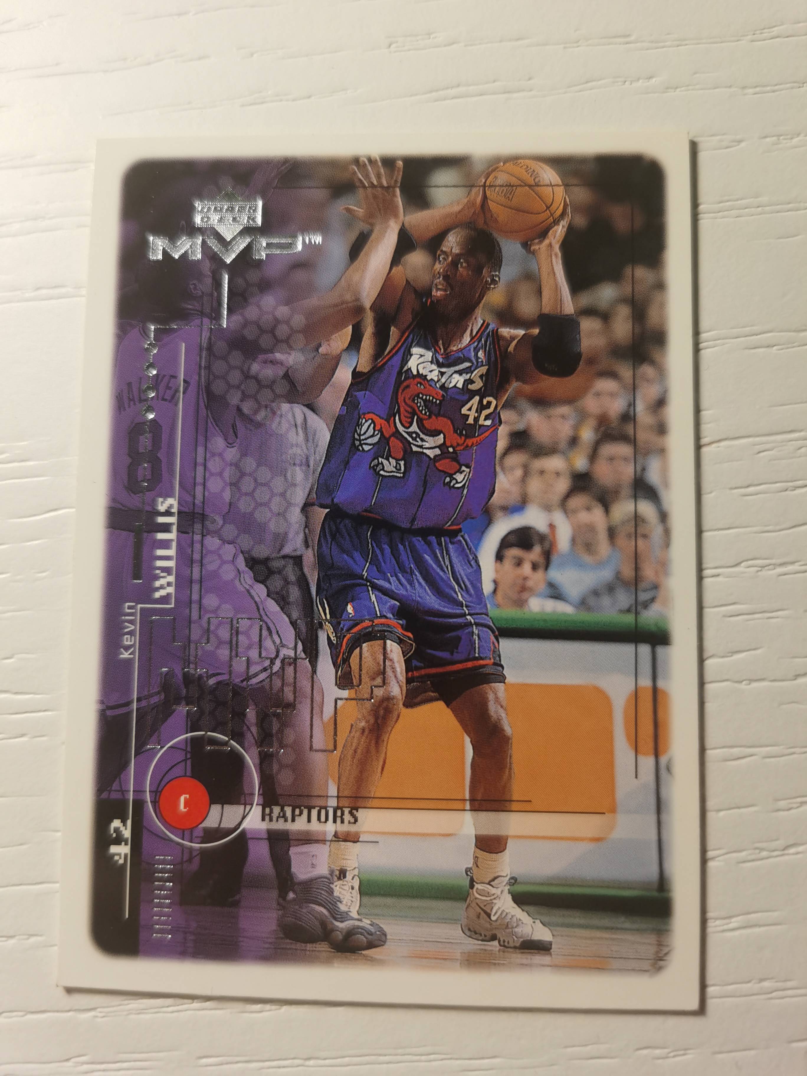 1999-00 Upper Deck MVP Kevin Willis 1999-00 凯文-威利斯 UD mvp系列 银标 全明星球员03年随马刺夺冠 猛龙 硬通货 极具收藏价值