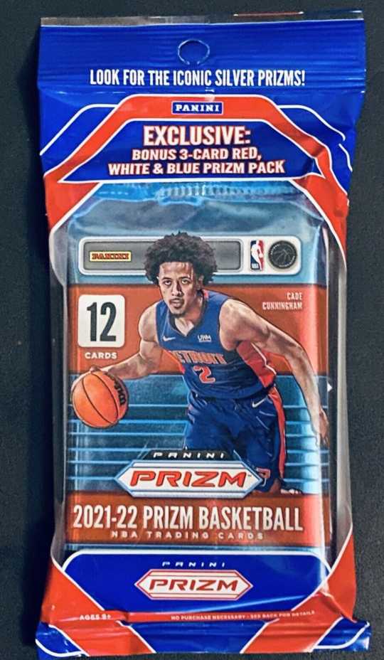 2021-22 Panini Prizm Jalen Green Prizm 肥包 单包 每包15张卡 保3张三色折 博CC康宁汉姆 杰伦格林 ...