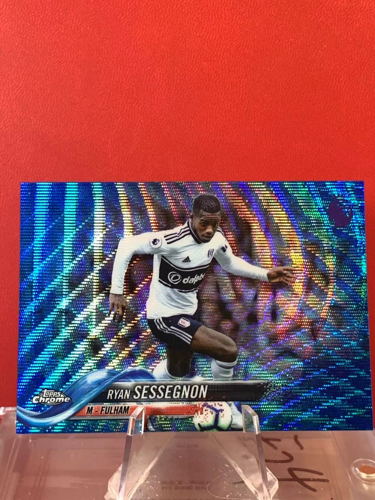 (詹叔代拍)2018-19 Topps 元年 英超 CHROME Ryan Sessegnon 塞塞尼翁 富勒姆 热刺 73/75编 稀有老卡 蓝波纹 卡品如图 顺丰寄付 泰山