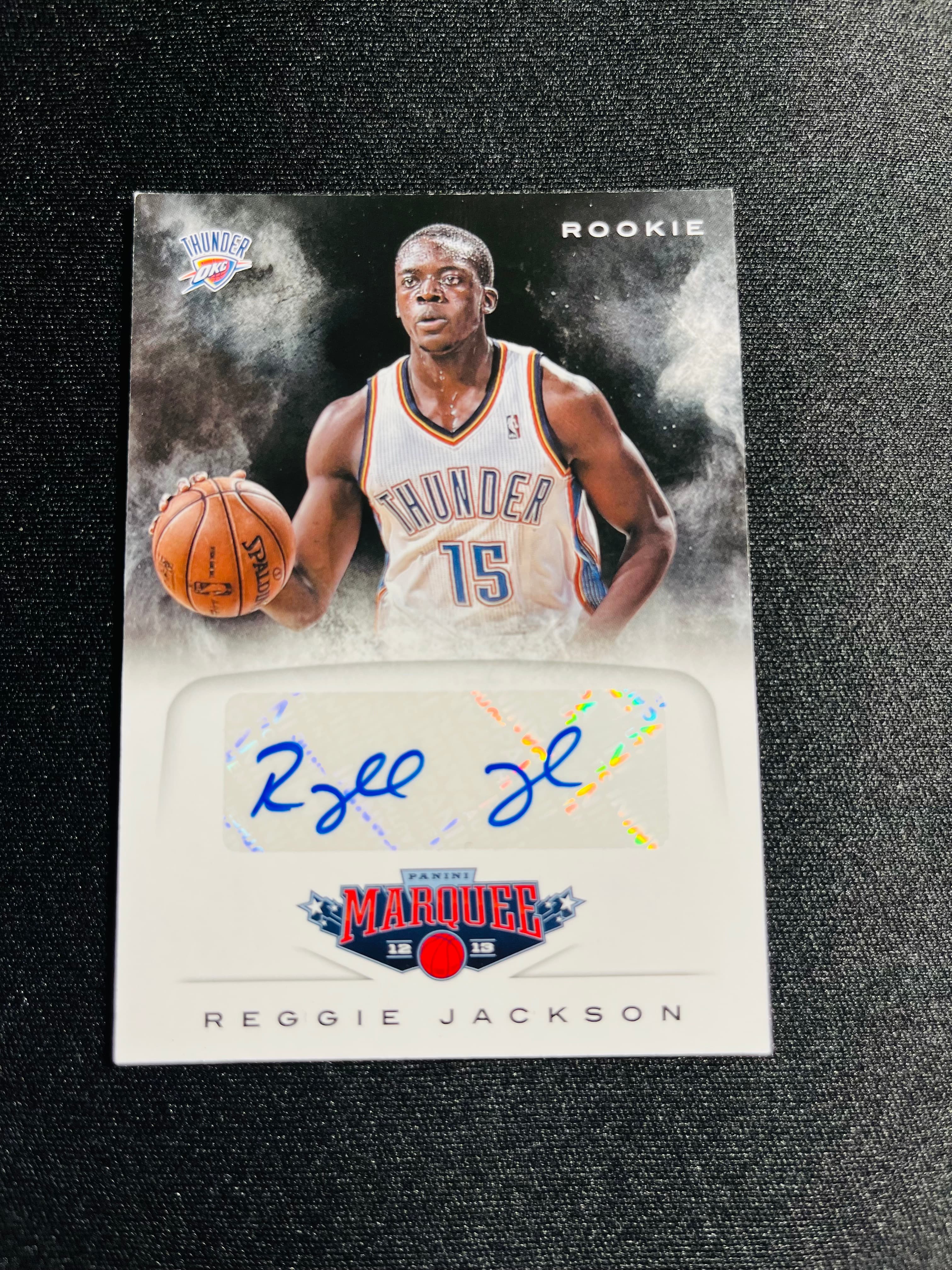 【VC拍卖0手续费到卡预付90%】2012-13 Marquee 马奎 雷霆 雷吉 杰克逊 新秀 签字 选图帅气 实卡好看 收藏必备——ZZW