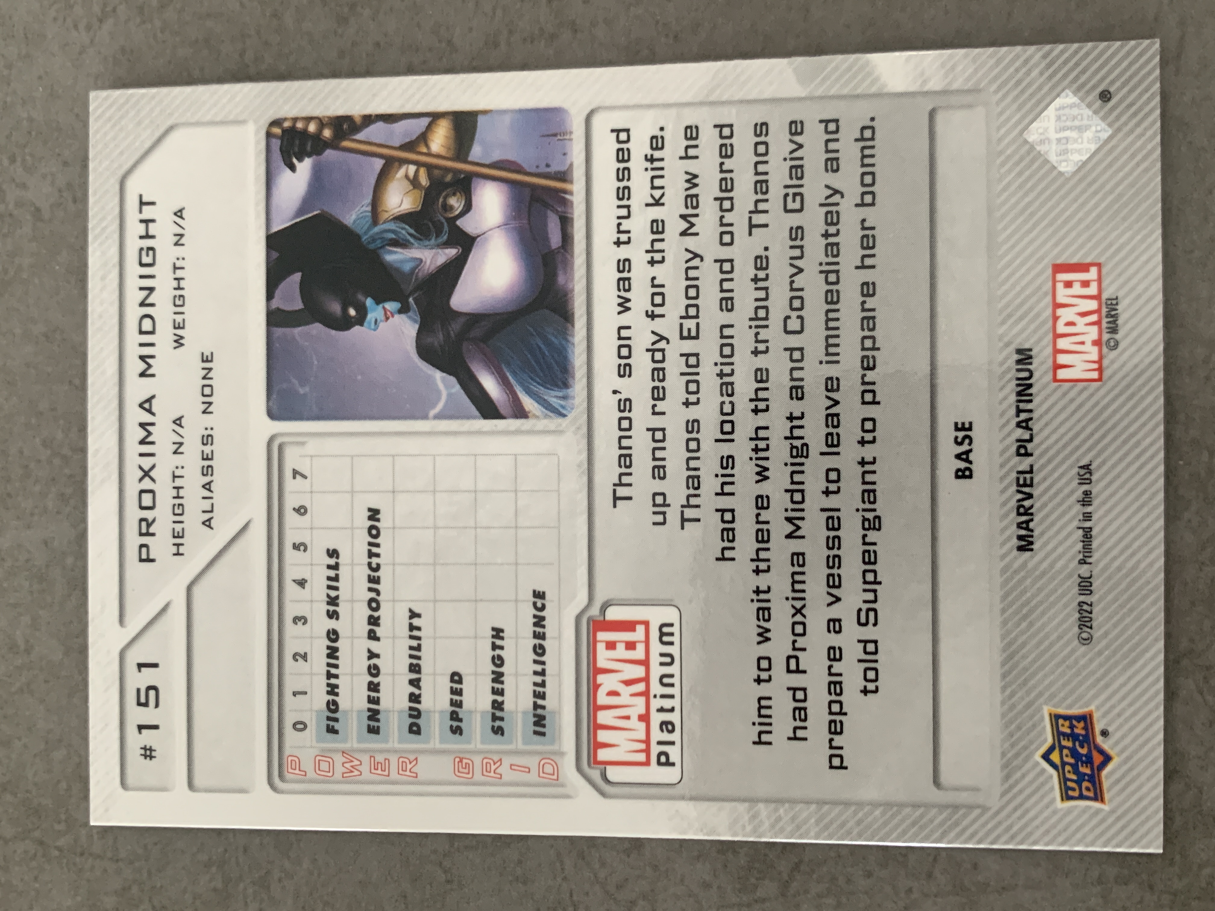 (A9) 2022 UPPER DECK 漫威 BASE 暗夜比邻星 实卡好看 收藏凑套必备 卡品如图 !!!