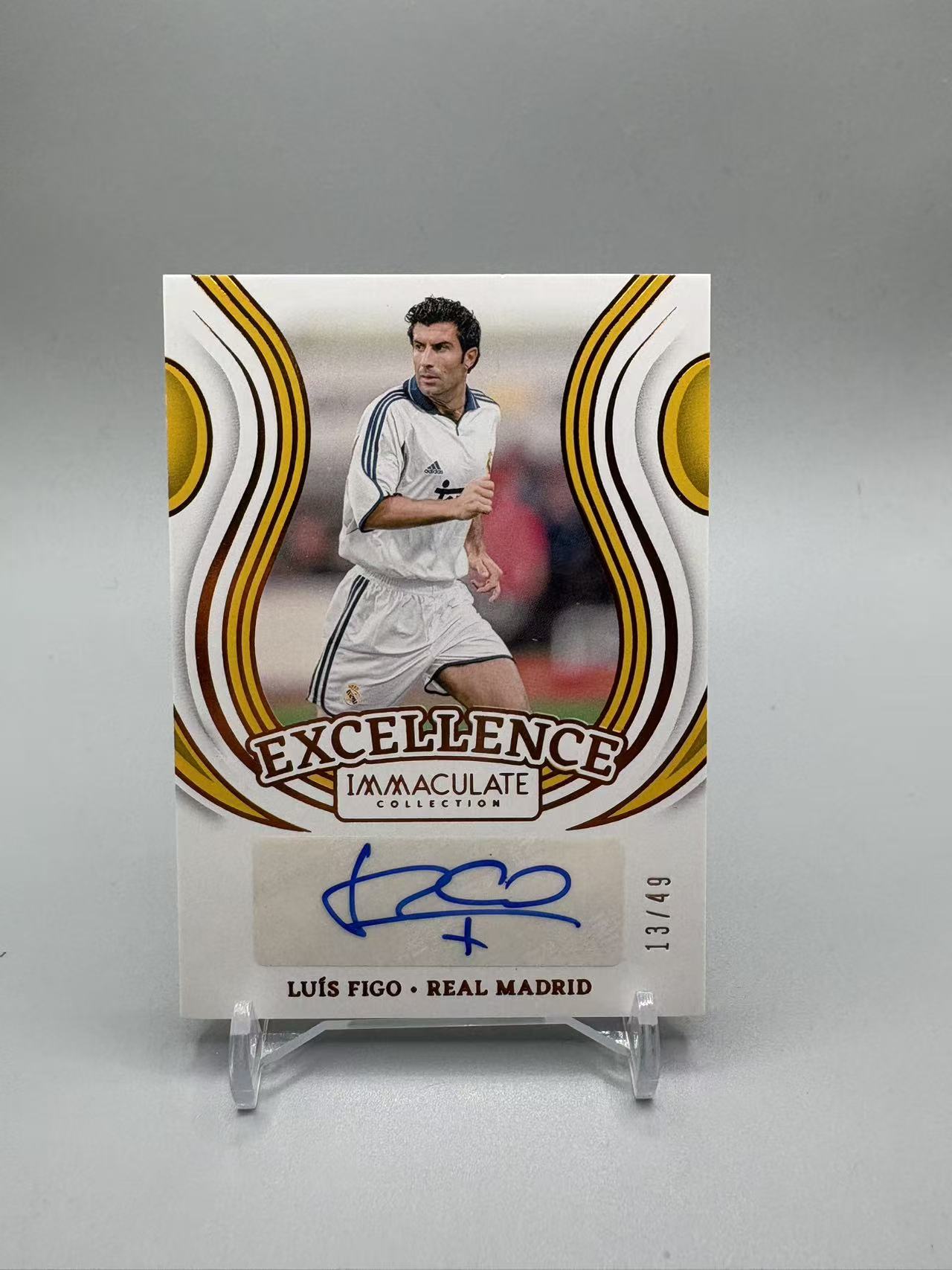 2024-25 Panini Immaculate luis Figo 【灰灰代拍】全新 imm 路易斯 菲戈 /49编 签字 皇马 巴萨 葡萄牙 随无