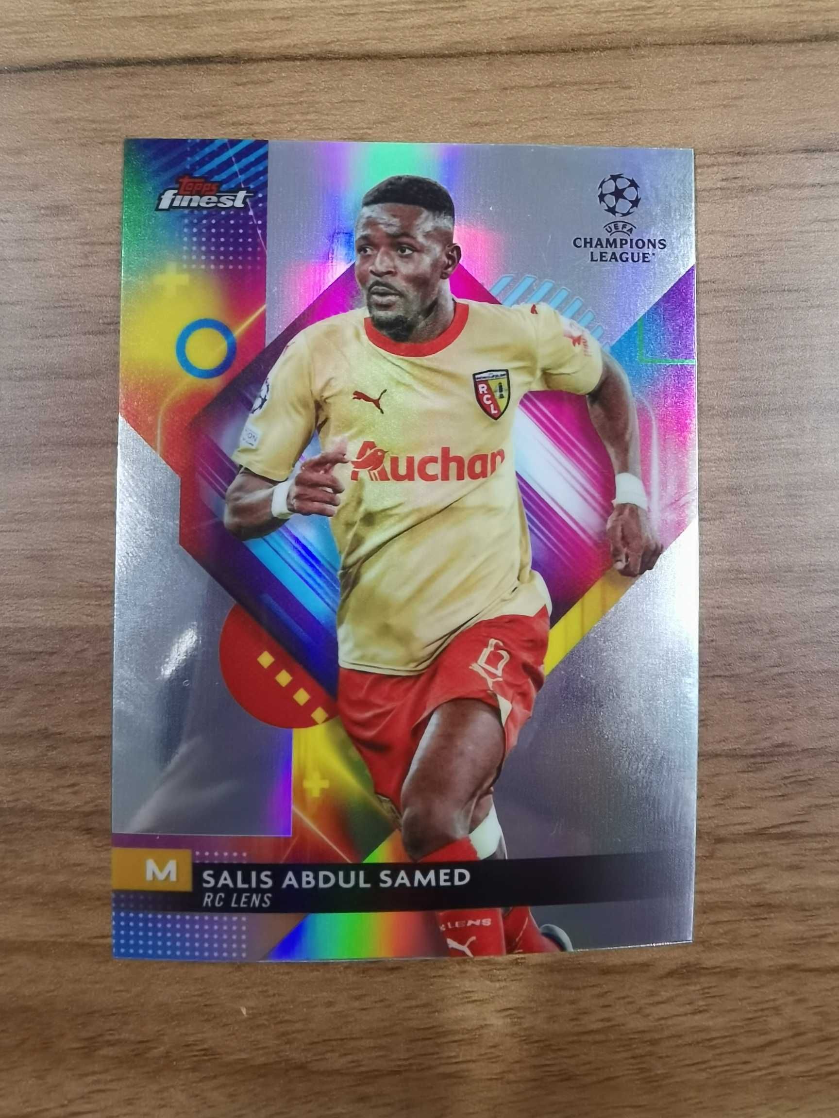 2024 Topps Finest Salis Abdul Samed 萨利斯 阿卜杜勒 萨梅德 朗斯 欧冠 银折 折射