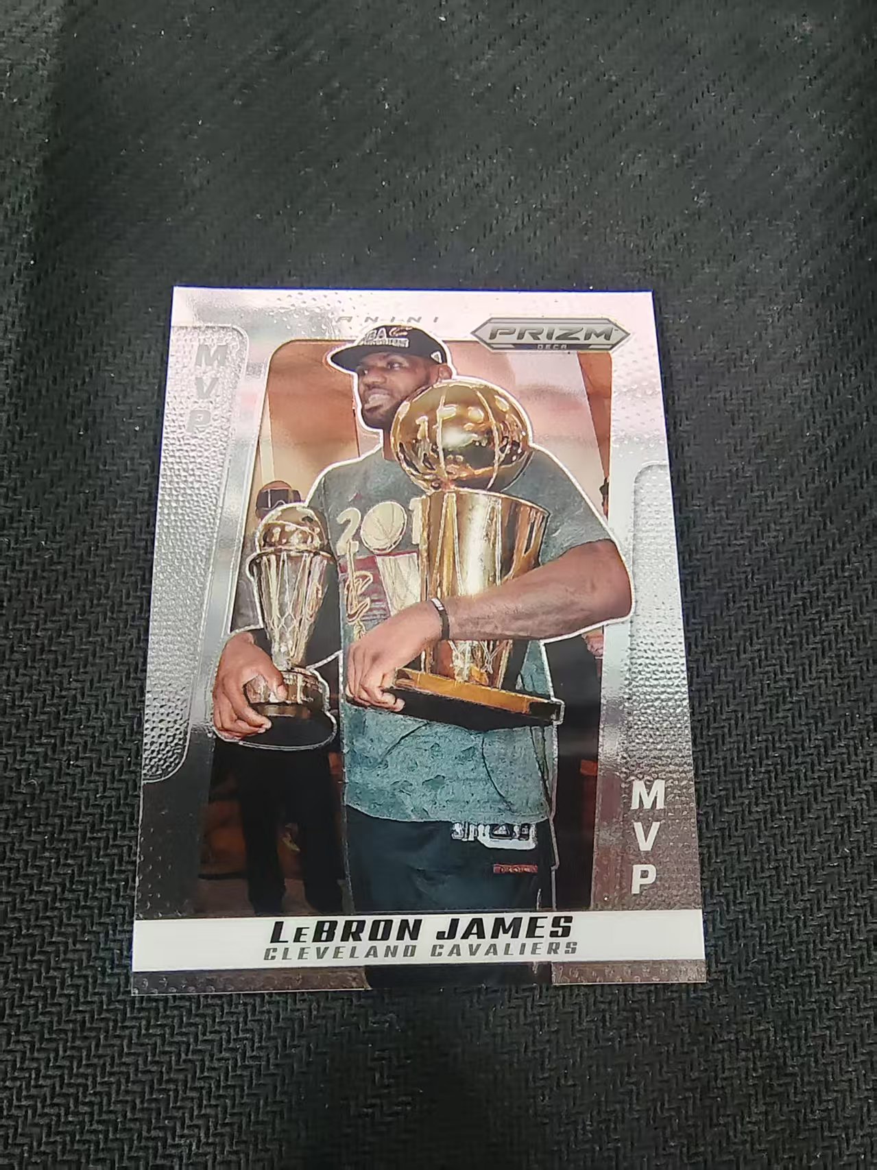 【可合并,不累计】2024-25 Panini Prizm LeBron James DECA PZ 热火 勒布朗 詹姆斯 老詹 复刻 MVP 捧杯 划痕 边角瑕疵 #294