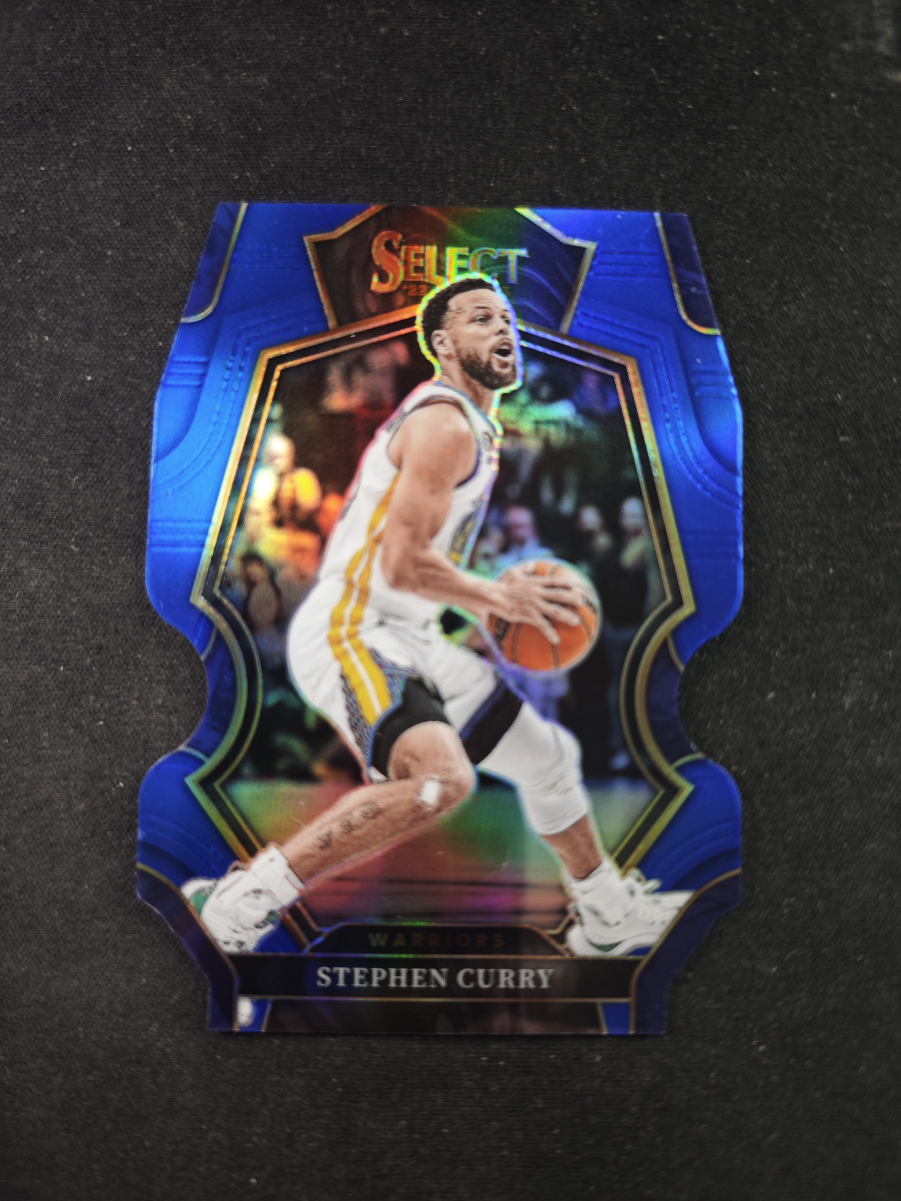 【蛤蟆特卖】斯蒂芬 库里 萌神 2022-23 PANINI SELECT系列 蓝色折射 限量249编 异型设计 超级漂亮 稀有好卡 边角微瑕 卡品如图 专收必备!