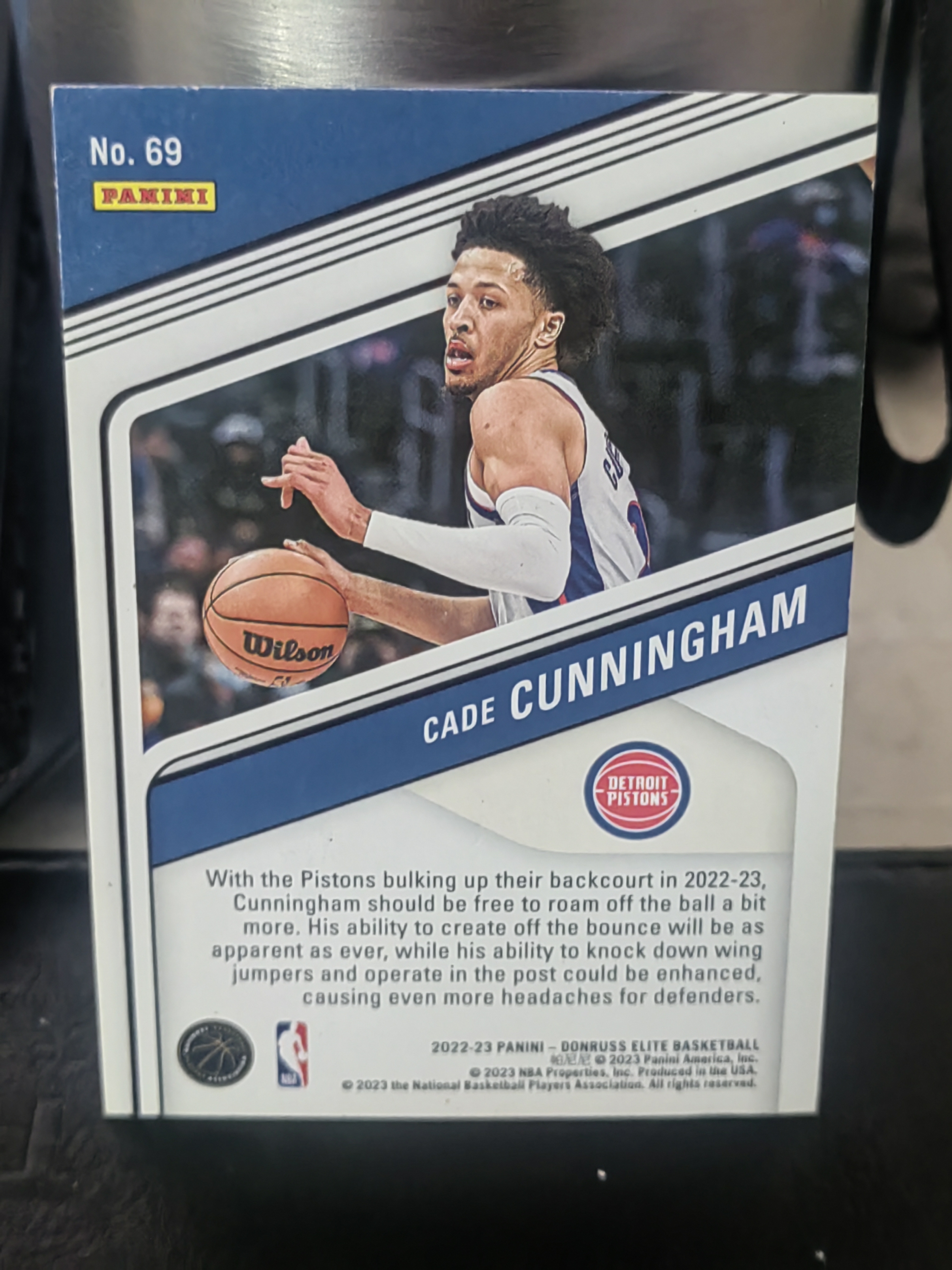 2022-23 Panini Donruss Elite Cade Cunningham 杜蕾斯 精英 凯德 康宁汉姆 坎宁安 CC 活塞 第二张 篮 白边白角 不保卡品 卡品如图