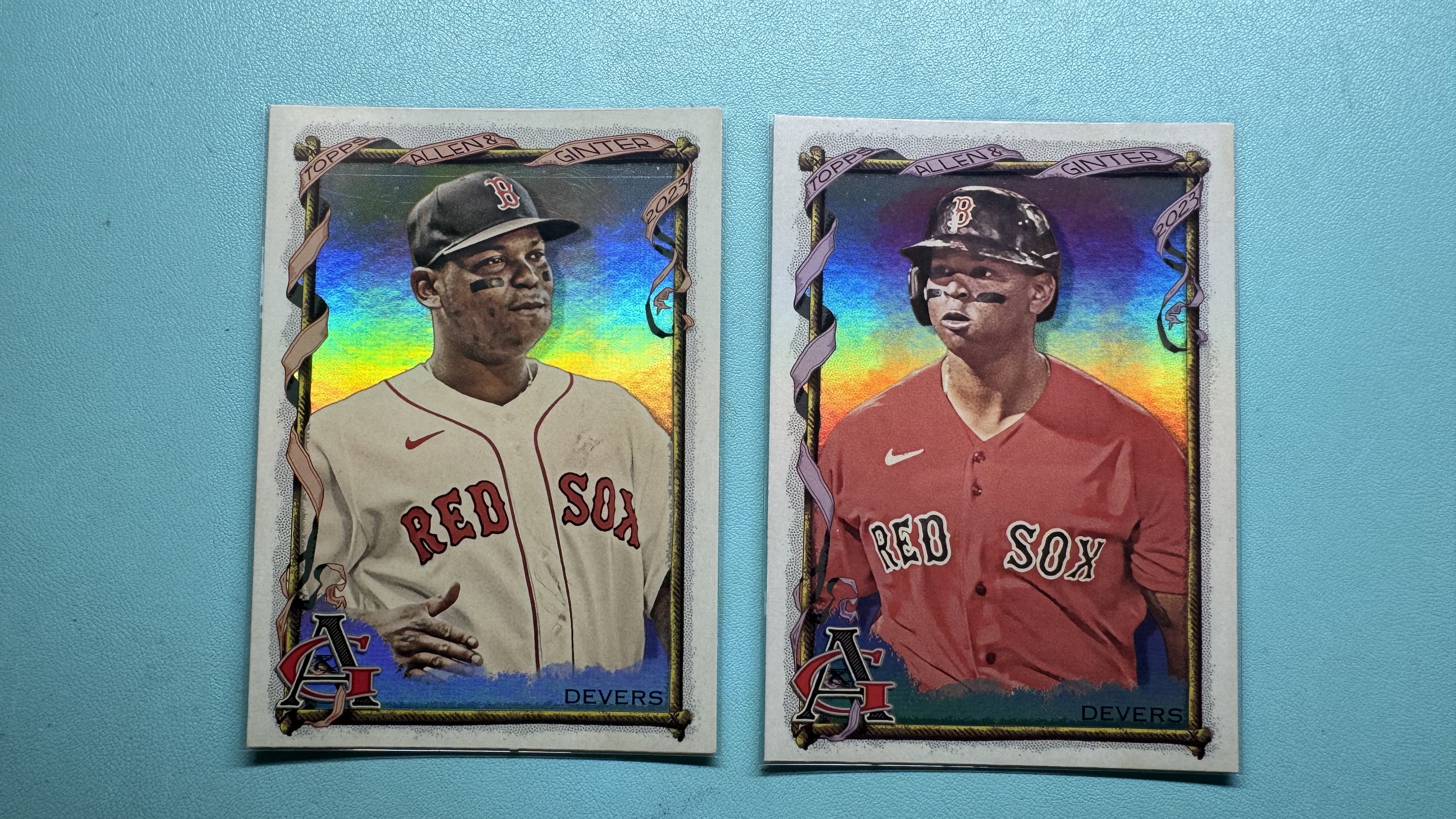 2023 Topps Allen&Ginter Rafael Devers 拉斐尔 德佛斯 全明星 闪卡 折射 base&变化版 #300编号以上SSP 凑套收藏必备 实卡好看 一图打包
