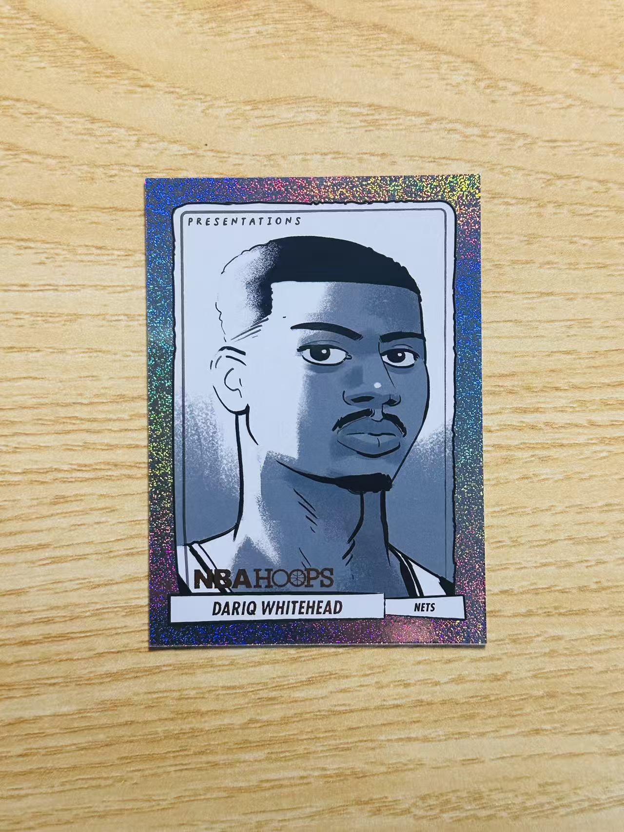 2023-24 Panini NBA Hoops Dariq Whitehead 嘿嘿代卖 达里克 怀特黑德 新秀 RC 大比例 漫画 点点折 篮网 收藏必备