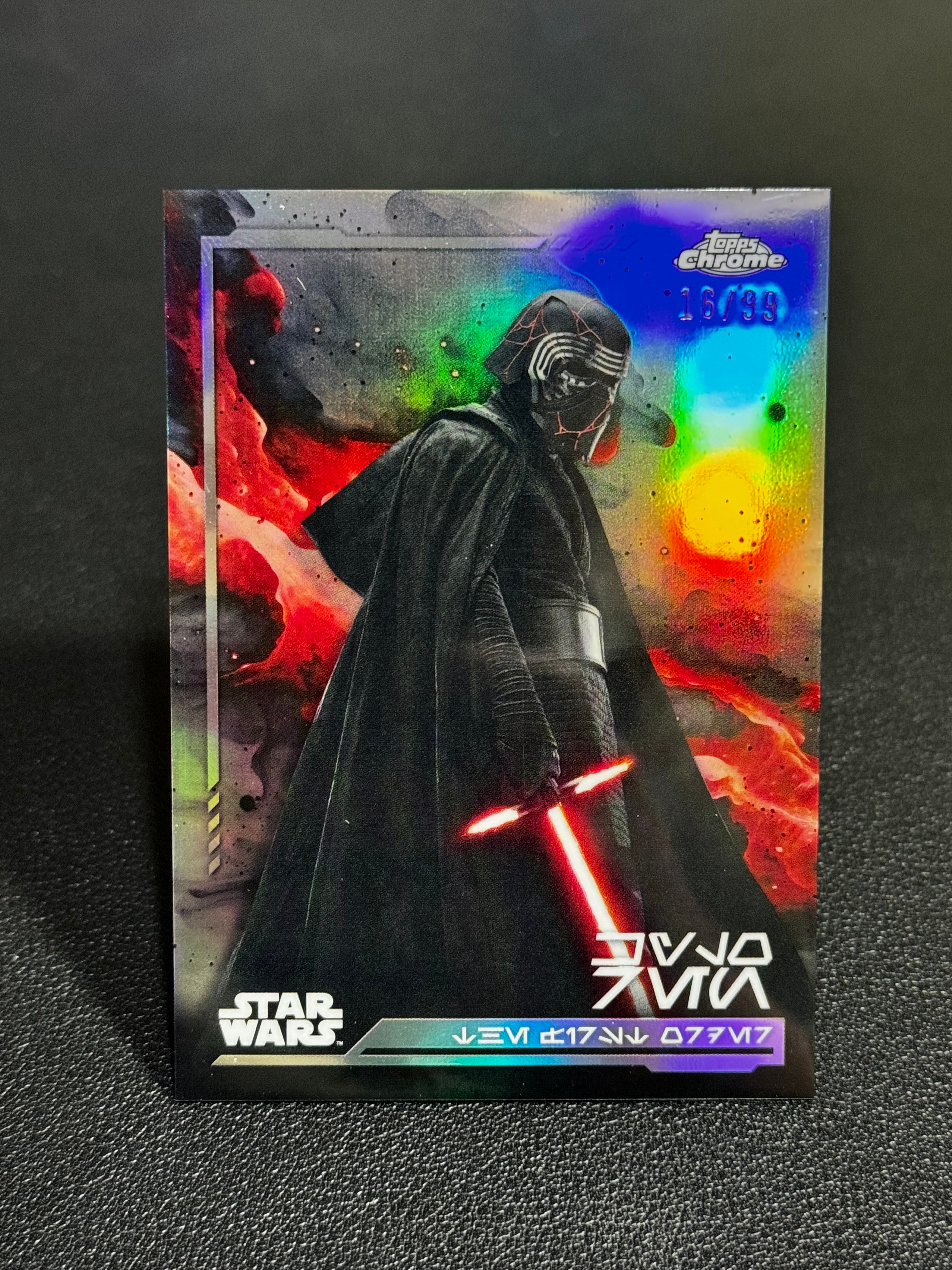 2025 Topps Star Wars Chrome 星战 星球大战 TC Base 银折 99编 变化版 凯洛・伦 Kylo Ren #AV-115 LWCC