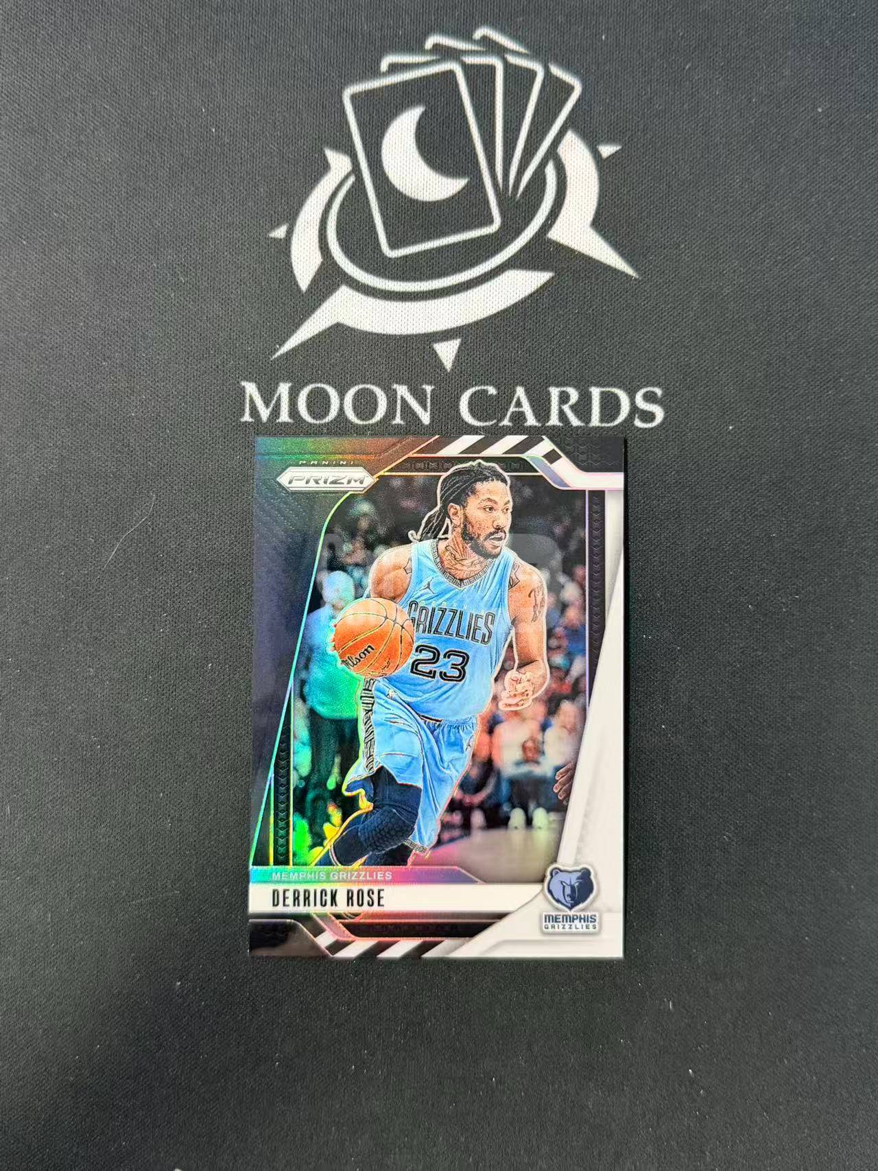 【梦卡拍卖】2024-25 Panini Prizm Derrick Rose 德里克 罗斯 活塞 灰熊 大比例 黑白折 China 中文版 #DD# A99