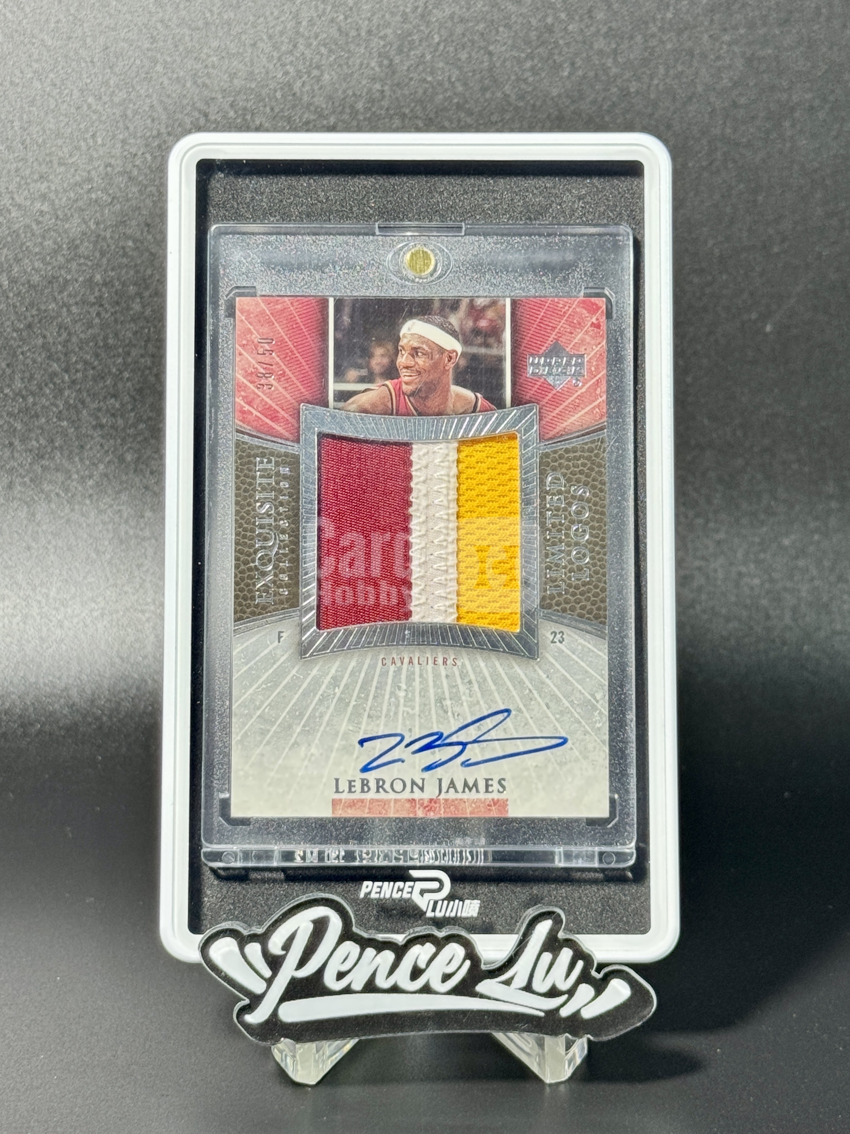 【喷子拍卖】2005-06 UD exquisite LeBron James 木盒 骑士 勒布朗 詹姆斯 LL limited logo 50编 签字 大窗patch 卡签 切割暴力 大hit 专收必备 轻印看图 送订制壳 大勒