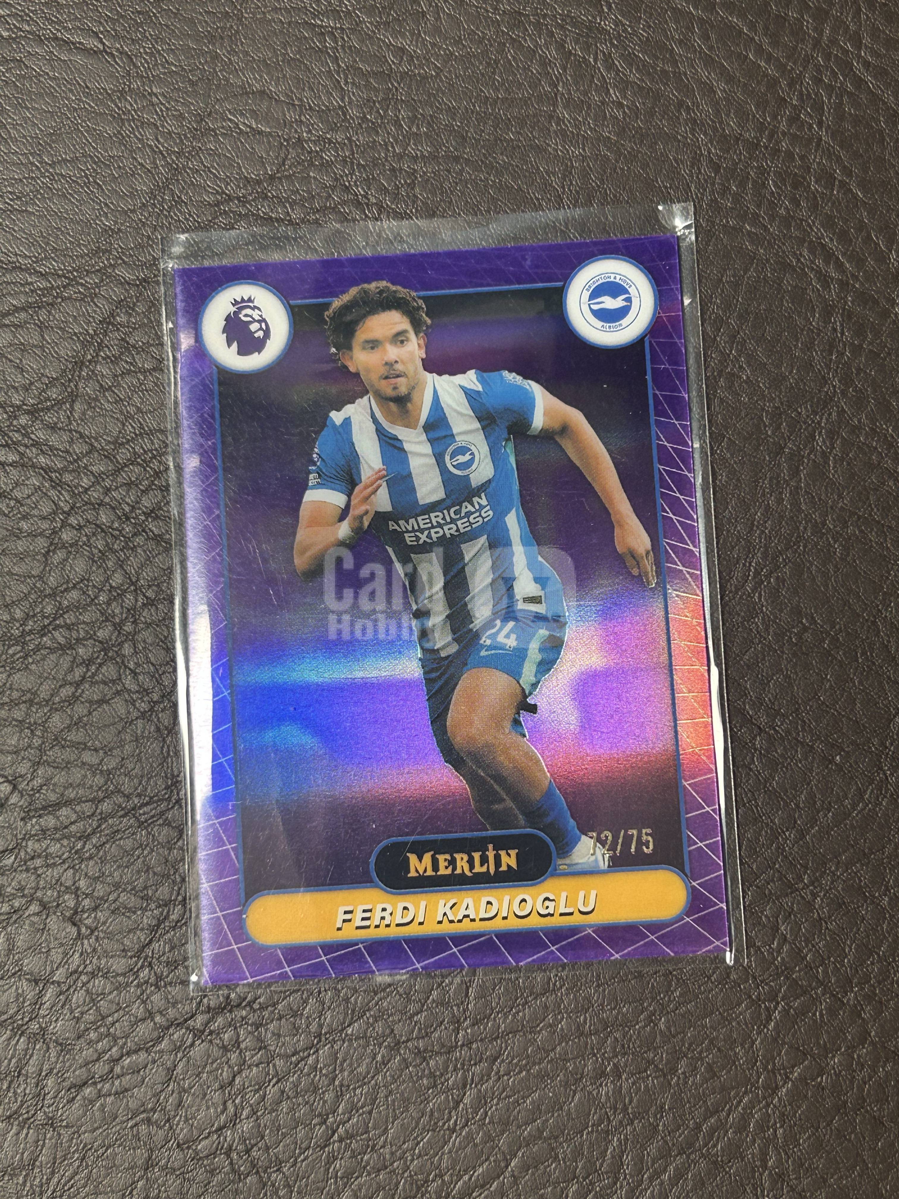 2026 Topps Merlin Ferdi Kadioglu #48 英超 梅林 卡迪奥卢 土耳其 布莱顿 /75编 紫折