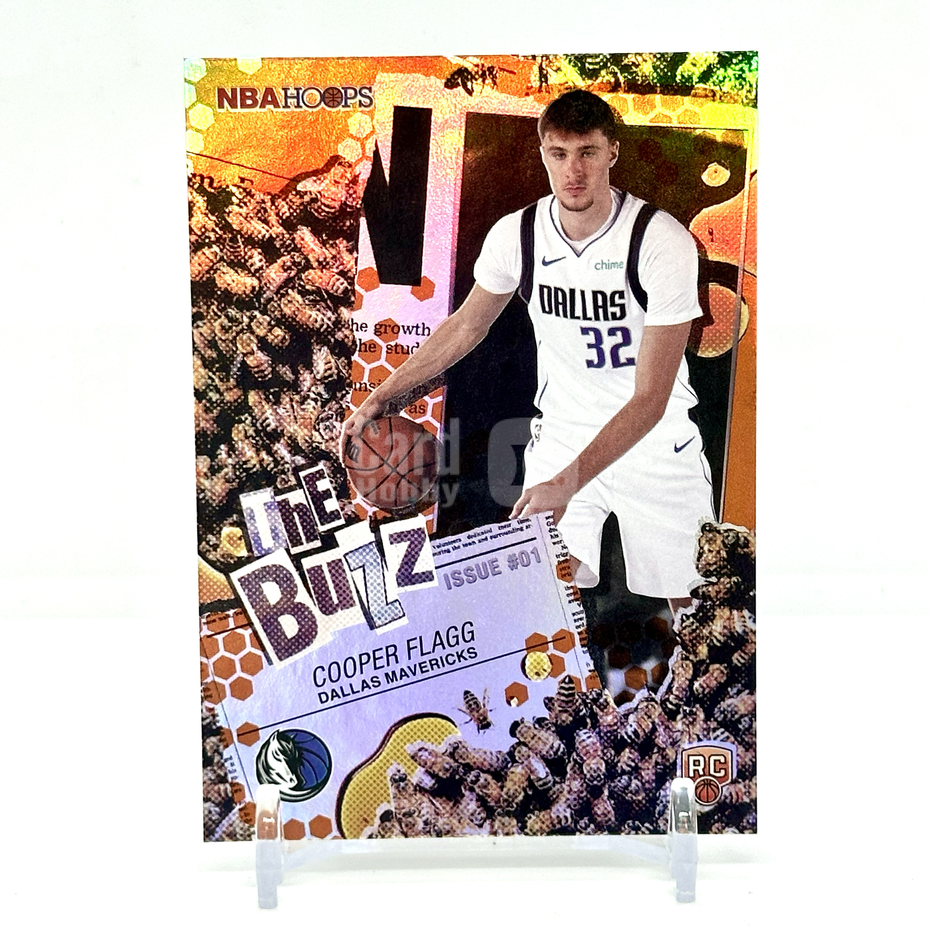 2526 Topps Hoops NBA Mavericks Cooper Flagg RC The Buzz Orange 橙平行 特卡 库珀 弗拉格 新秀 独行侠 克努佩尔大学队友【芥末-蘑菇】