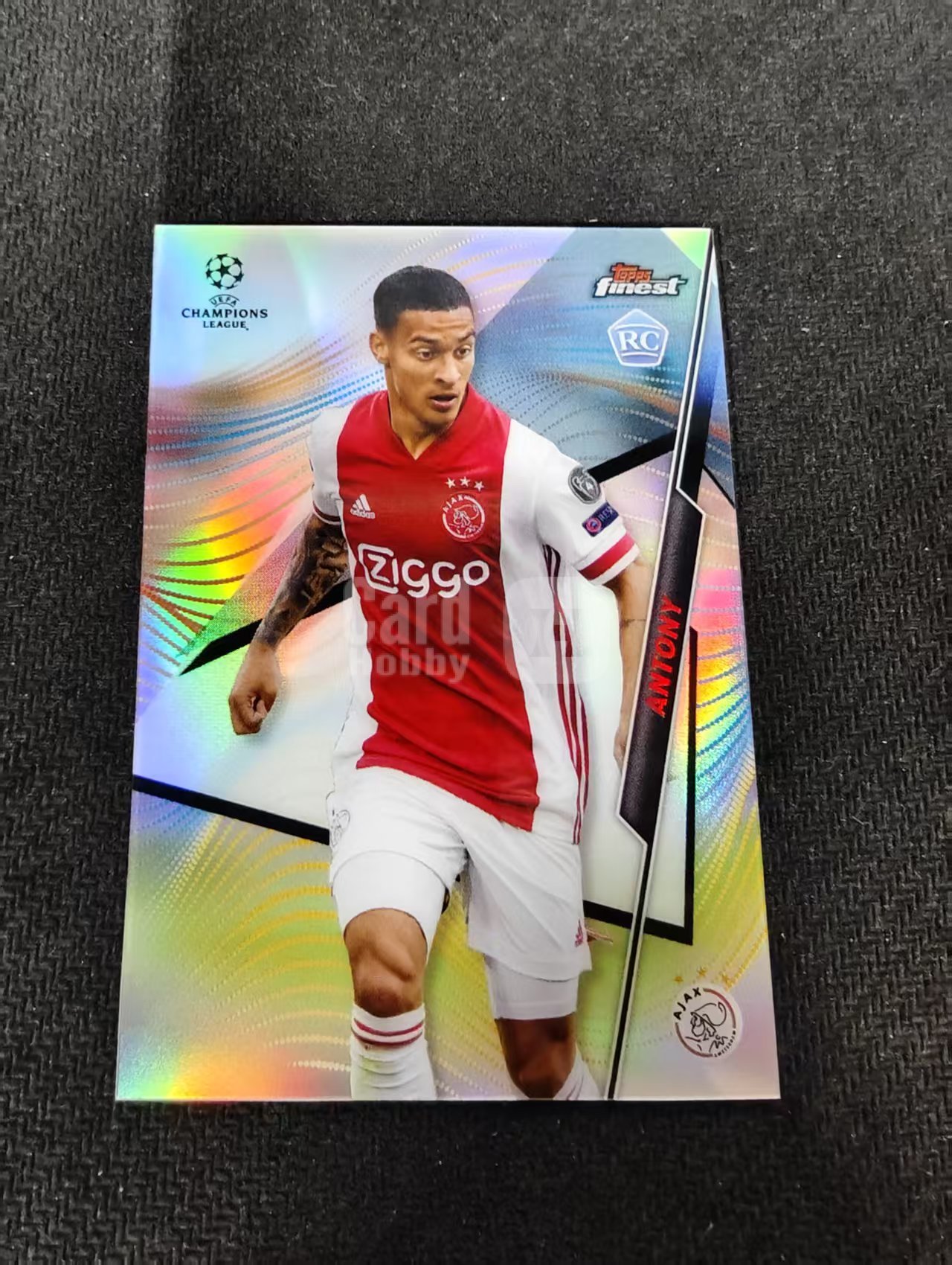 【可合并,不累计】2021 Topps Finest Antony RC 阿贾克斯 安东尼 新秀 欧冠 银折 划痕 边角瑕疵 #90