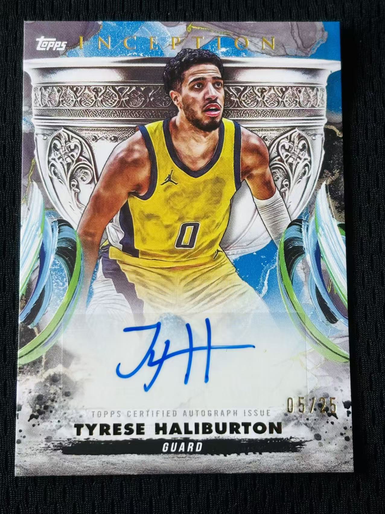 2024-25 Topps Inception Tyrese Haliburton 盗梦空间 步行者 哈利伯顿 05/25编 圣杯 签字 不累计