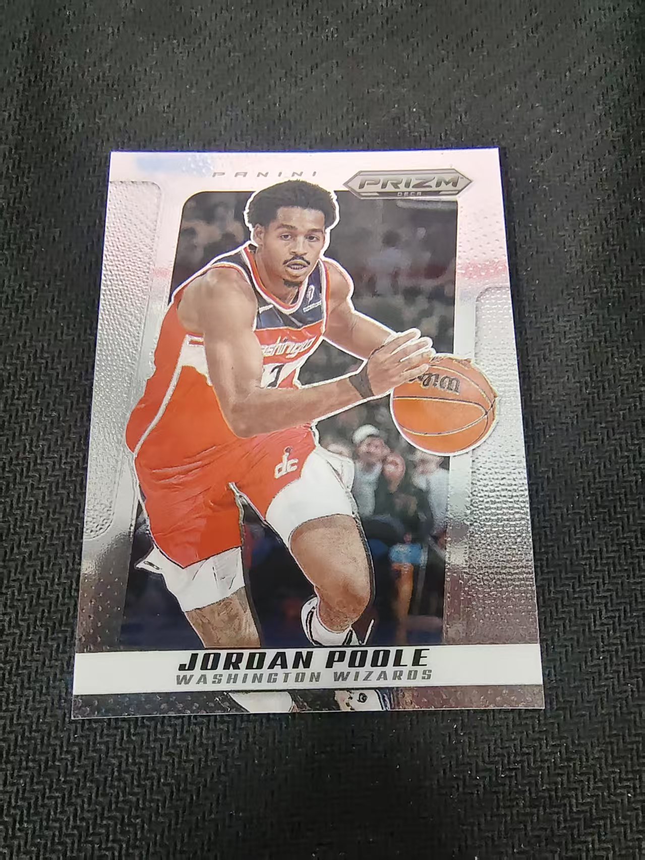 【可合并,不累计】2024-25 panini prizm deca Jordan Poole 复刻 奇才 乔丹 普尔 PZ 划痕 边角瑕疵 #104