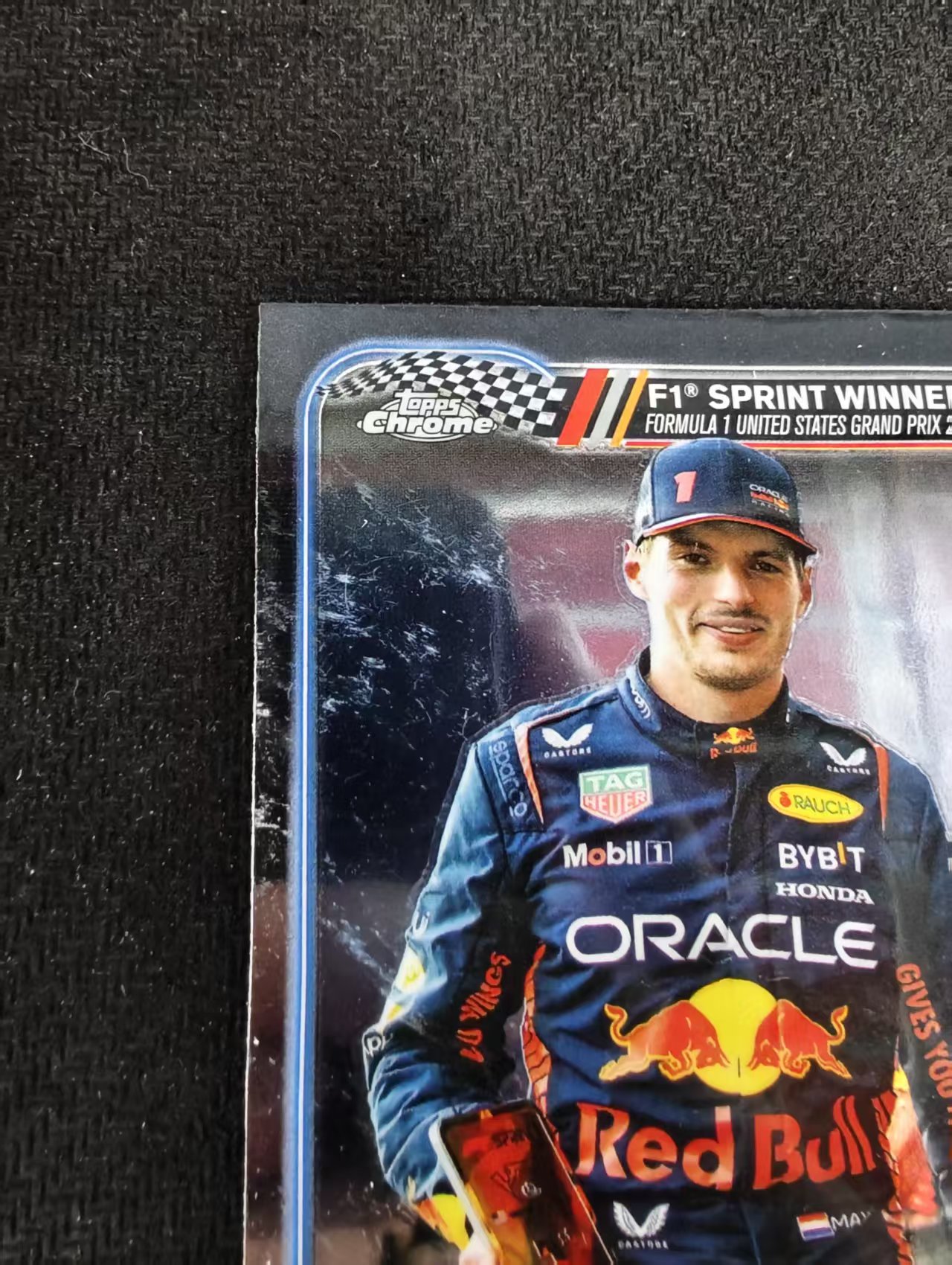 2024 Topps Chrome F1 Max Verstappen 维斯塔潘 红牛 划痕 边角瑕疵 #152