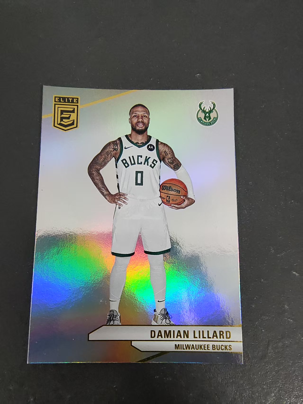 【可合并，不累计】2023-24 panini donruss elite damian lillard 杜蕾斯 精英 雄鹿 达米安 利拉德 闪卡 划痕 边角瑕疵 #92
