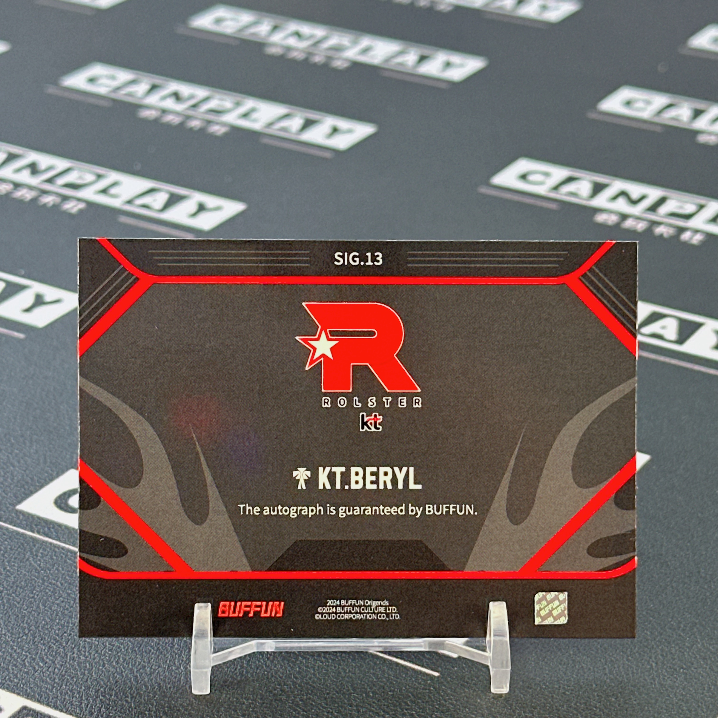2025 Buffun LPL BeryL 【会玩卡社不累计】英雄联盟 LCK选手卡 光启 KT.BERYL 单人签字特卡 HW3235