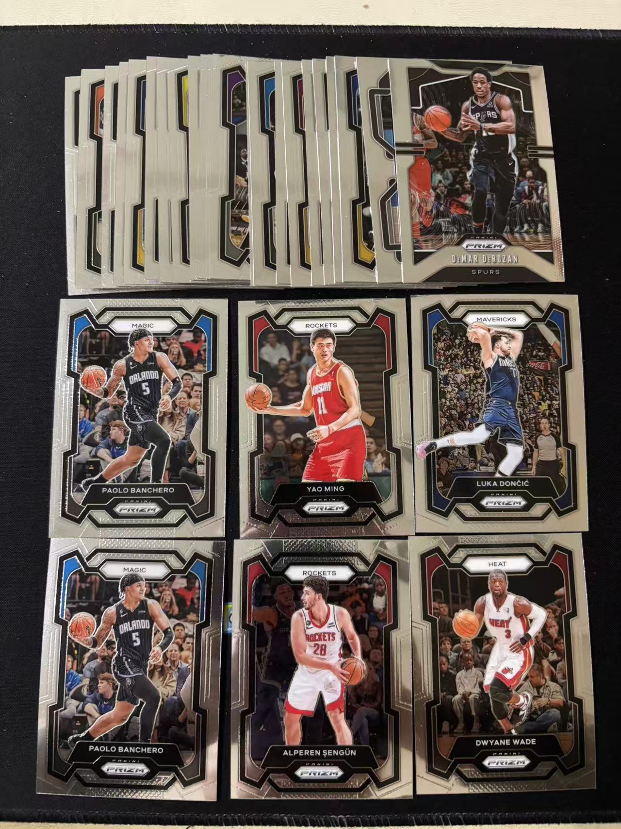 【星辰】PANINI 多年份 PRIZM系列 德罗赞 班切罗 姚明 东契奇 077 申京 韦德 等 LOT