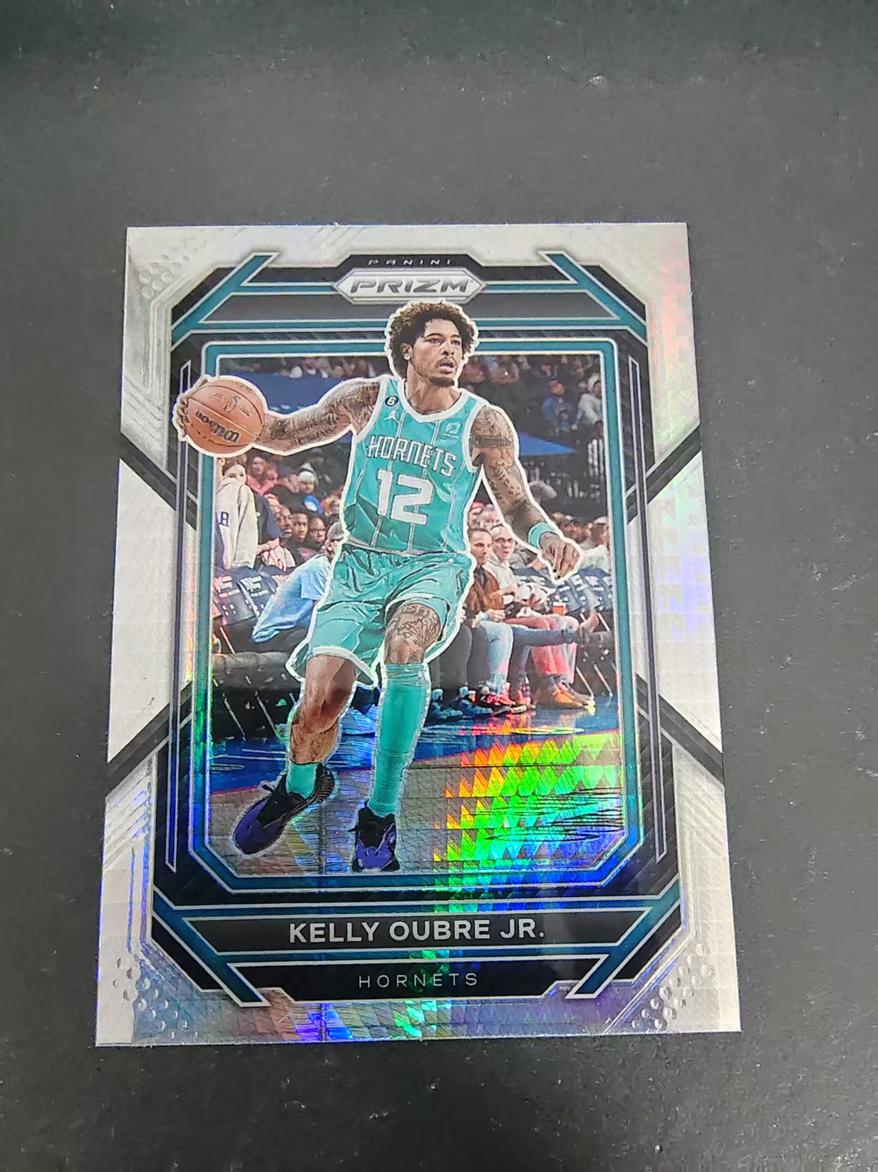 【可合并,不累计】2022-23 Panini Prizm Kelly Oubre Jr. 黄蜂 凯利 乌布雷 PZ Hyper折 划痕 边角瑕疵 #159