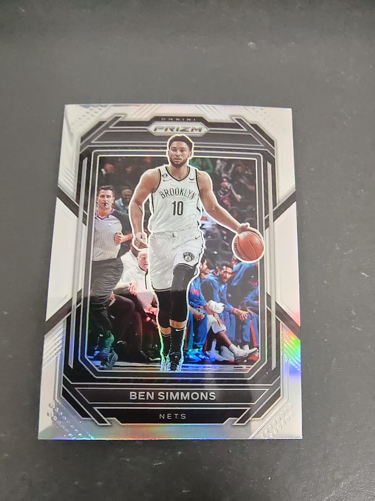 【可合并,不累计】2022-23 Panini Prizm Ben Simmons 本 西蒙斯 篮网 PZ 银折 划痕 边角瑕疵 #13