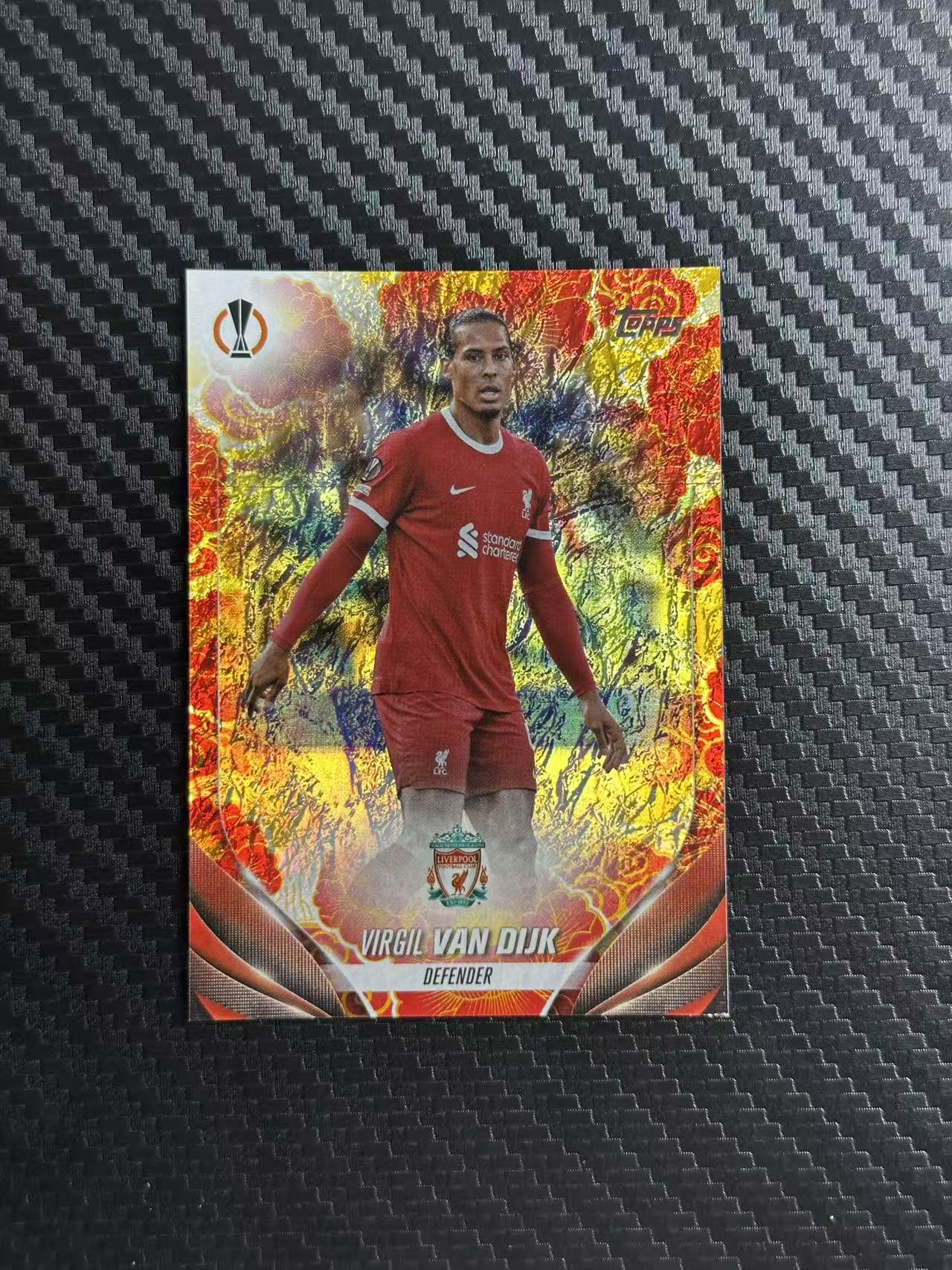 2024 Topps ucc Virgil van Dijk 欧冠 碧玉 范戴克 利物浦 荷兰 新年限定折 025/150编 卡品如图 拍前看描述