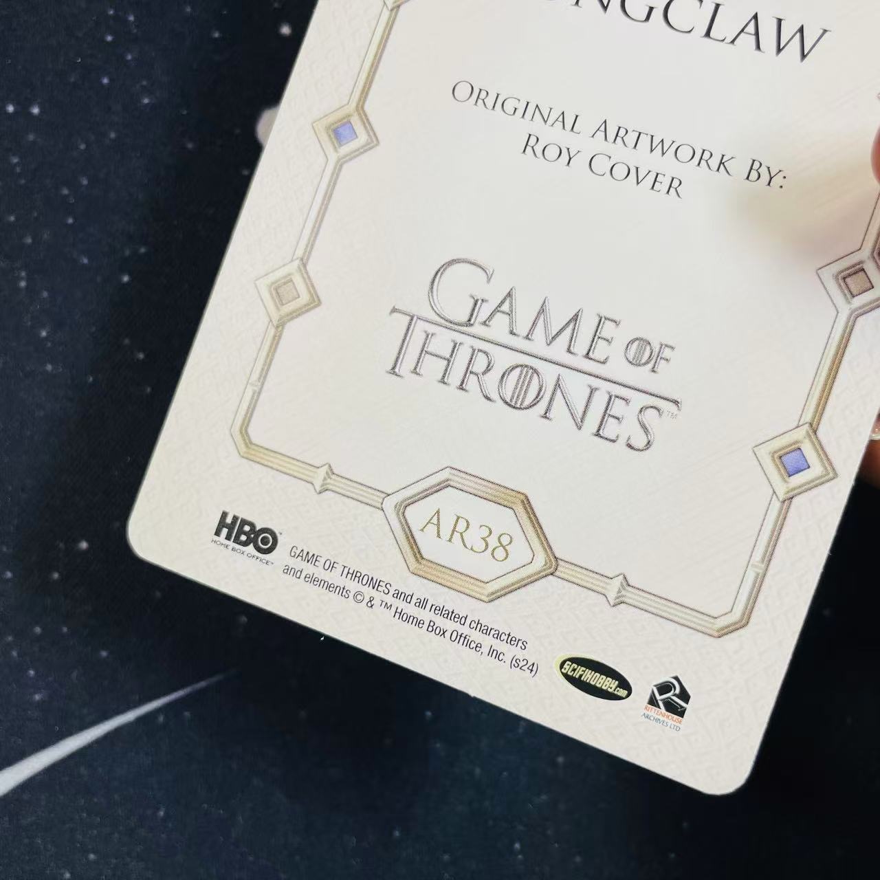 2024 Game of Thrones HBO 权游 权力的游戏 冰与火之歌 LONGCLAW 艺术特卡 微痕 洛北拍卖 苹果5147三