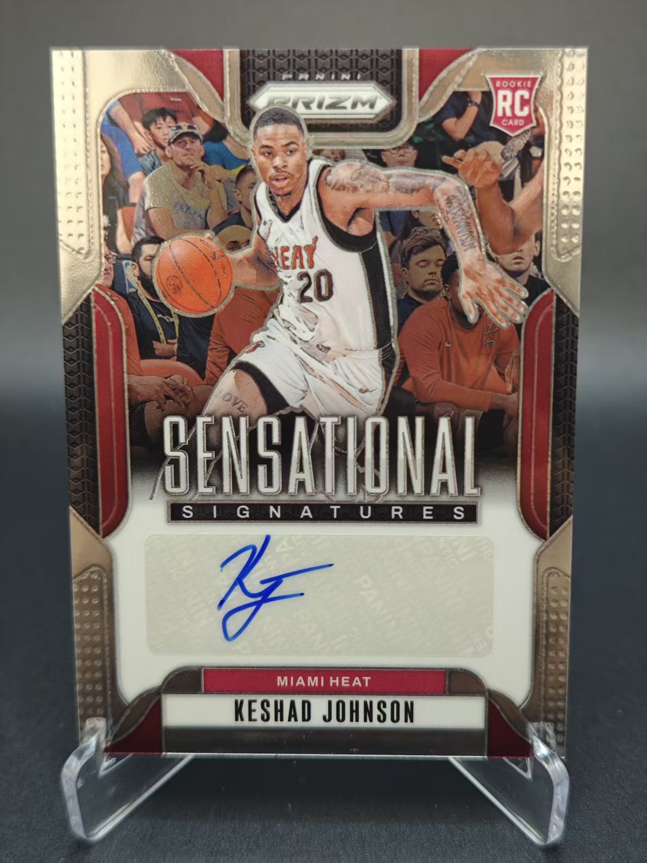 2024-25 【六六代卖 预付快速回款】 Prizm KESHAD JOHNSON RC 约翰逊 热火 新秀 PZ 签字 SS签(GTL01)