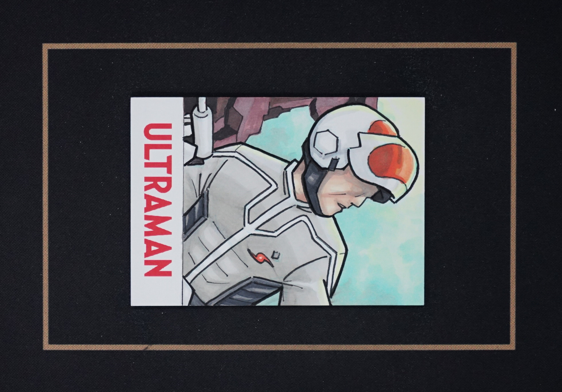 2022 tsuburaya 圆谷株式会社 ultraman 奥特赛文 赛文奥特曼 七爷 人间体 诸星团 手绘卡 1of1 1/1编 画师签字 ...