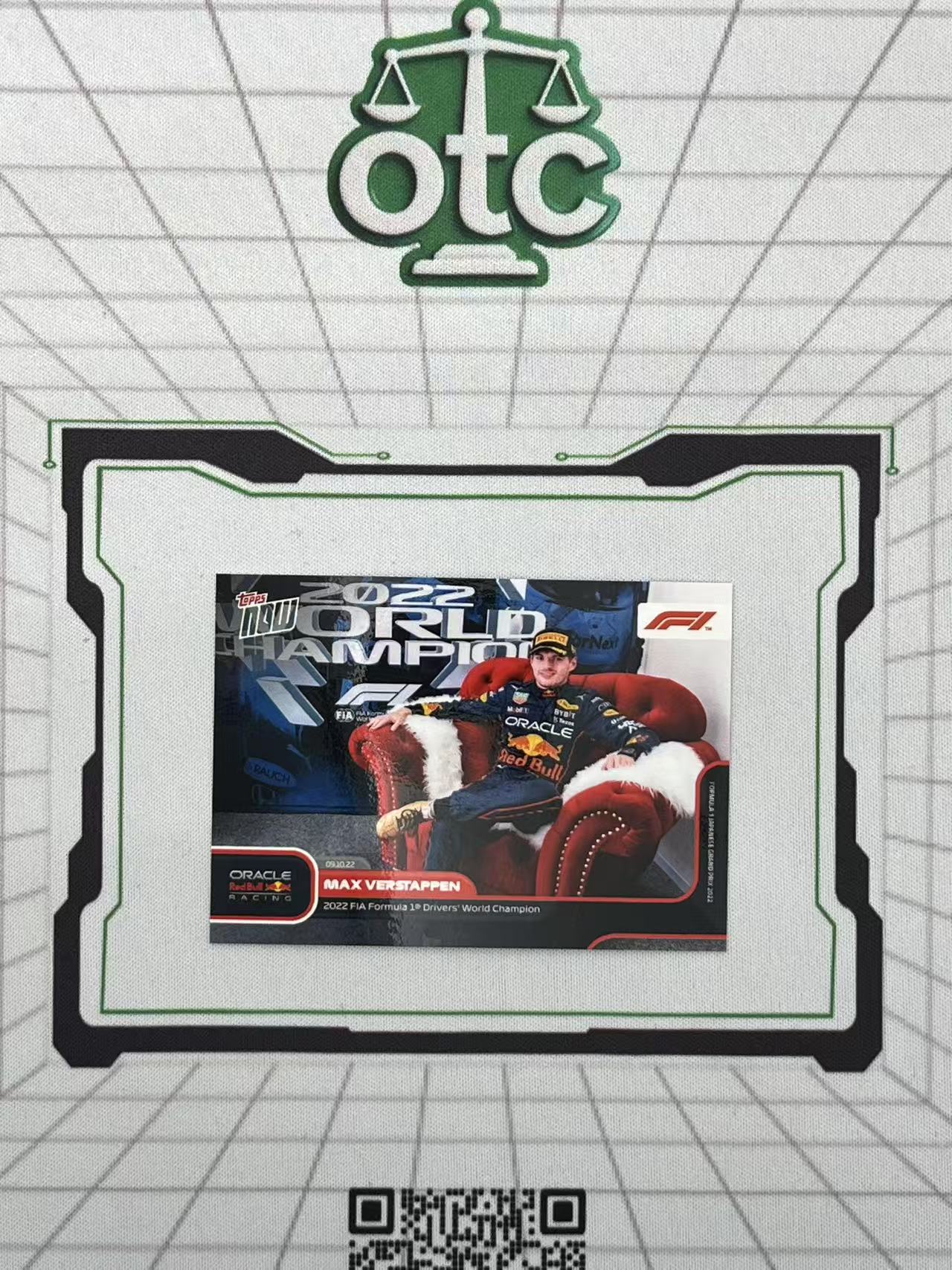 2022 Topps F1 Now Max Verstappen 【盎司收藏】维斯塔潘 红牛 时刻 2022年年度车手 世界总冠军 vvww
