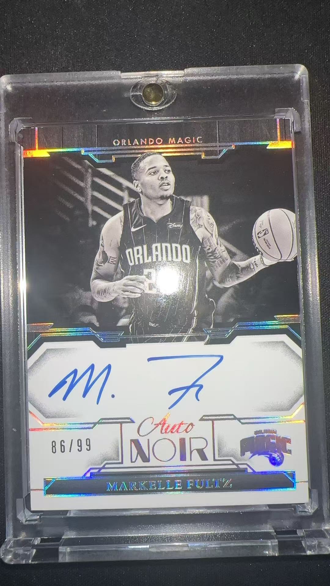 2023-24 Panini Noir Markelle Fultz 诺尔 魔术 马克尔 富尔茨 新秀RC /99编 卡签 签字 卡品如图【凰林】